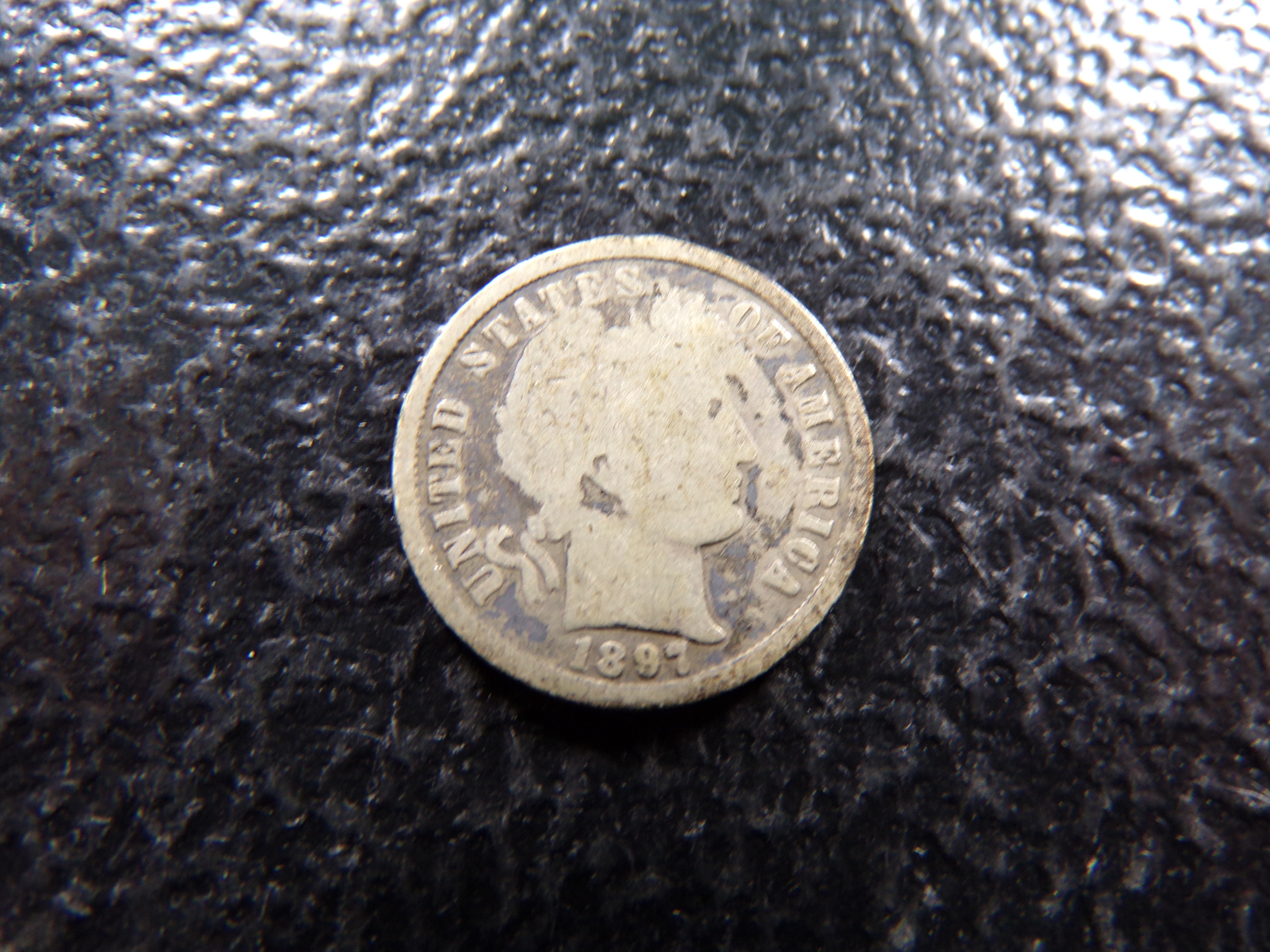 1897-S BARBER SILVER DIME