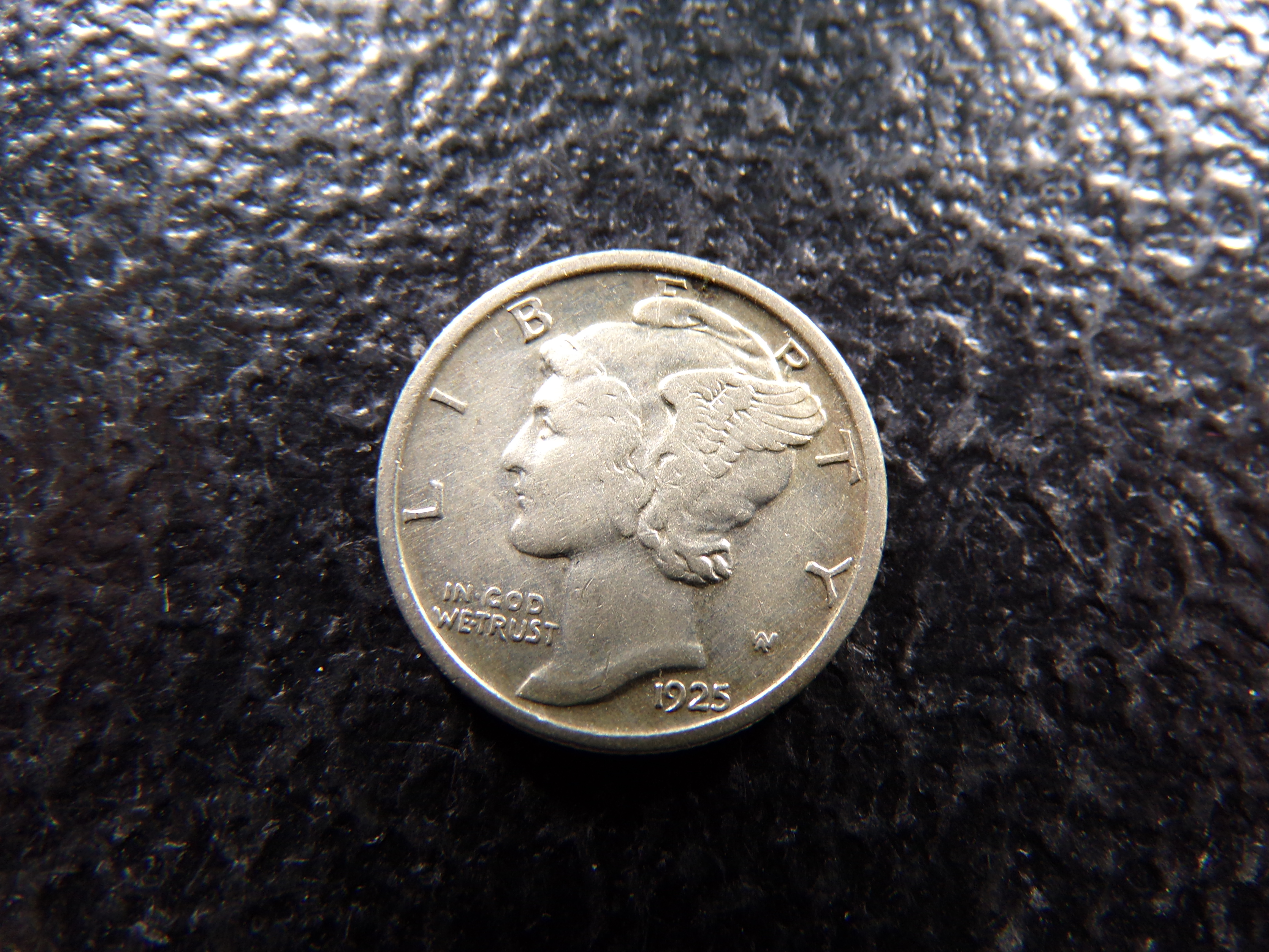 1925 MERCURY SILVER DIME