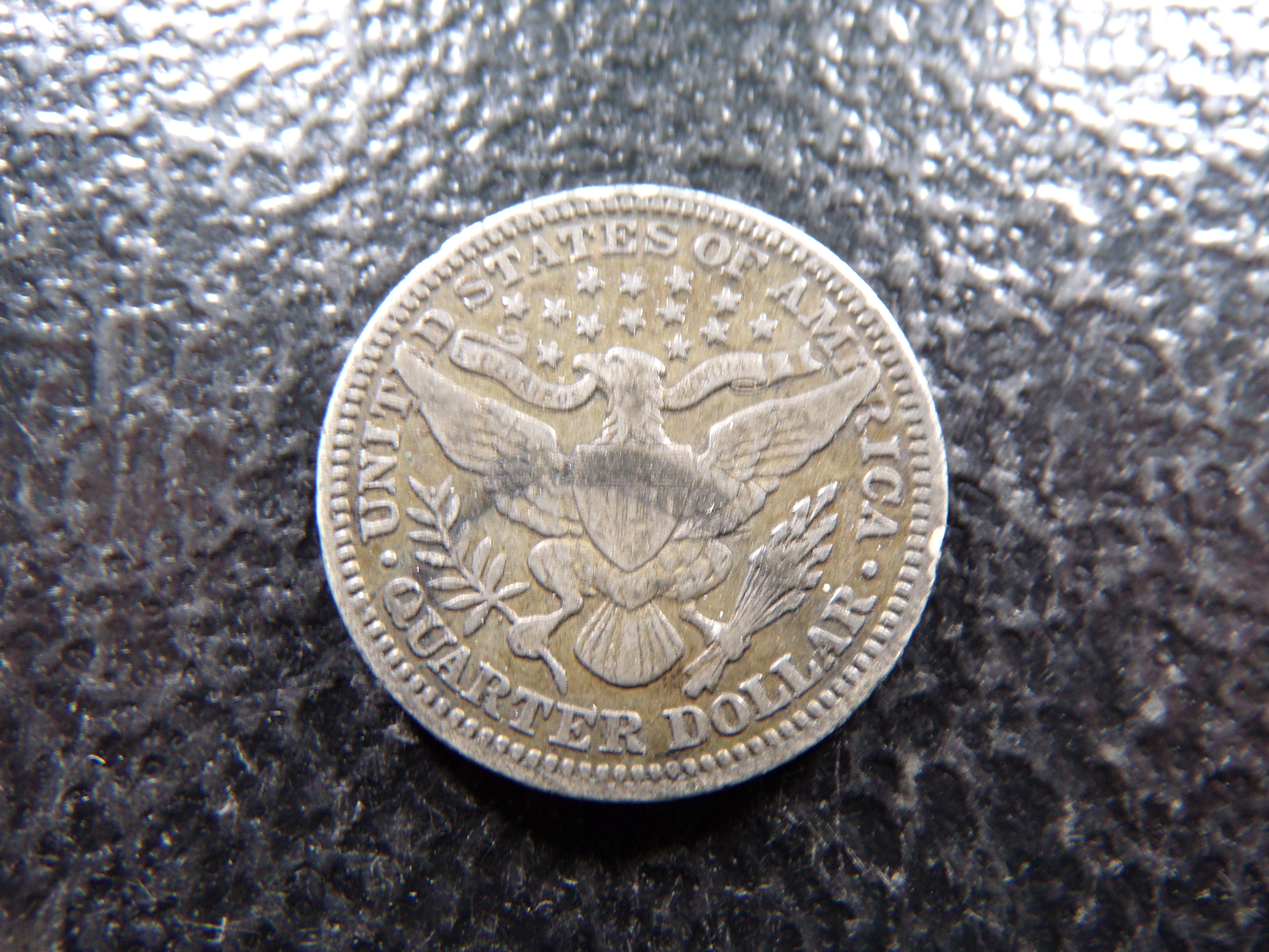 1909 BARBER SILVER QUARTER