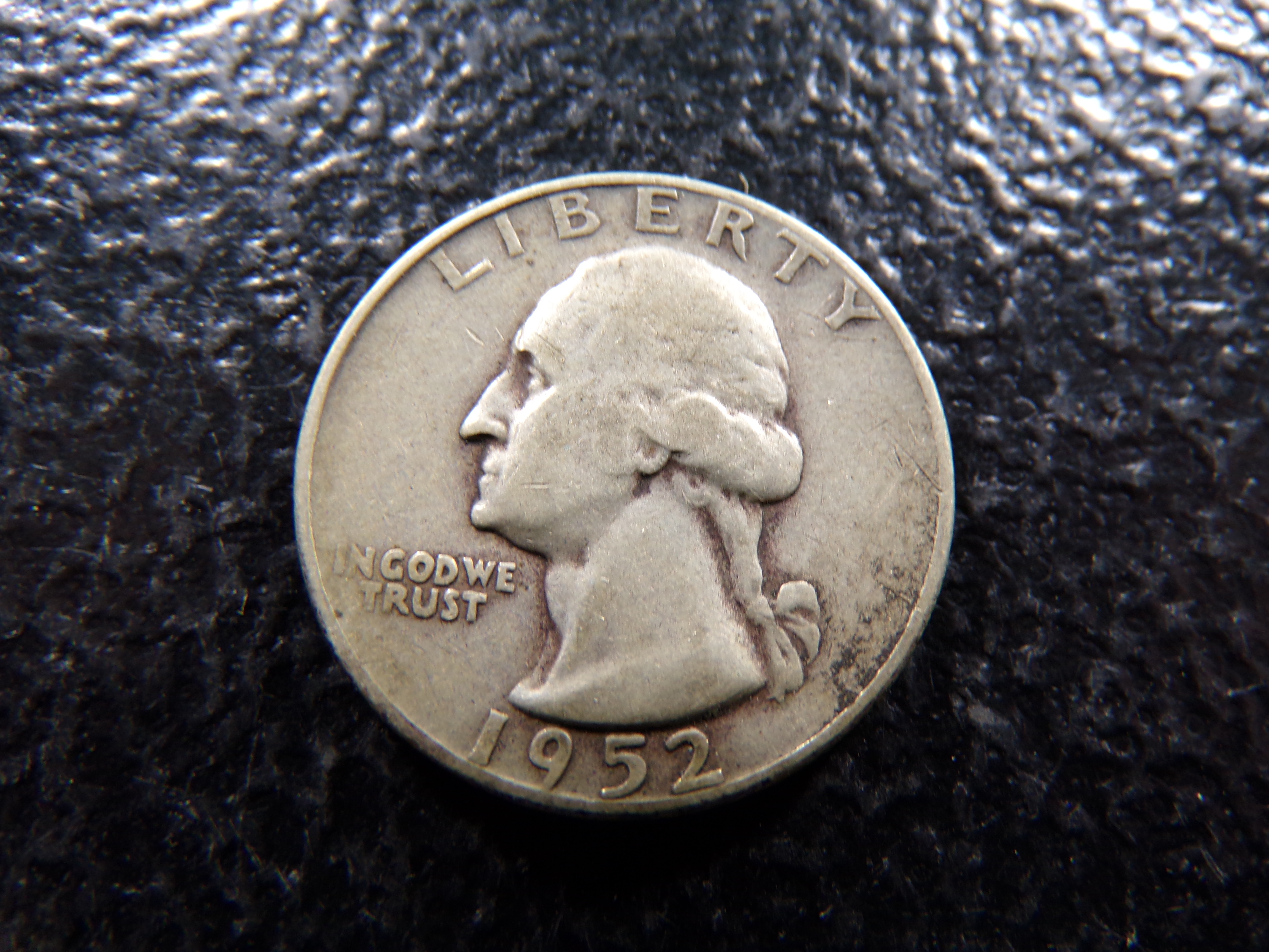 1952-S WASHINGTON SILVER QUARTER