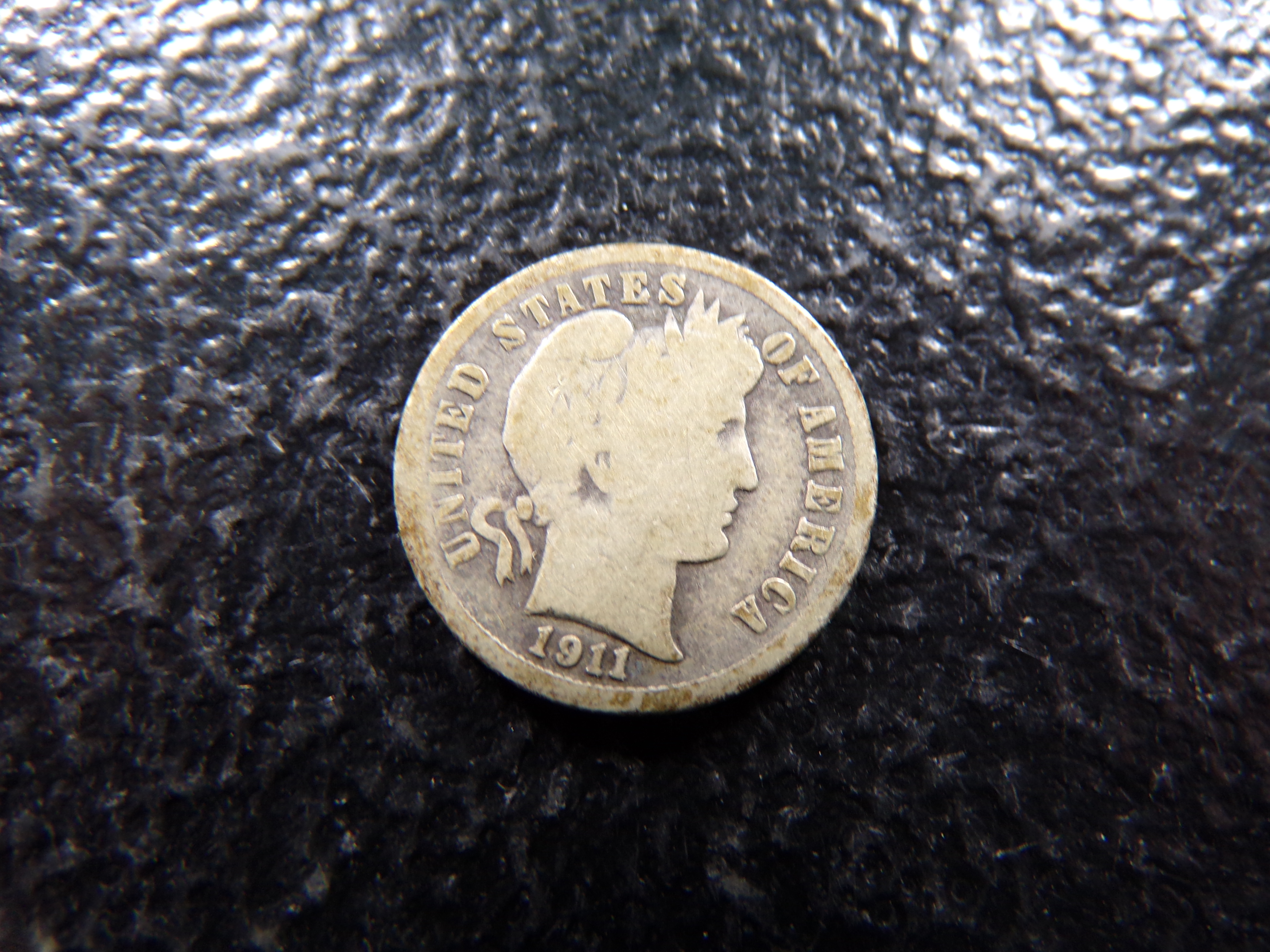 1911-S BARBER SILVER DIME