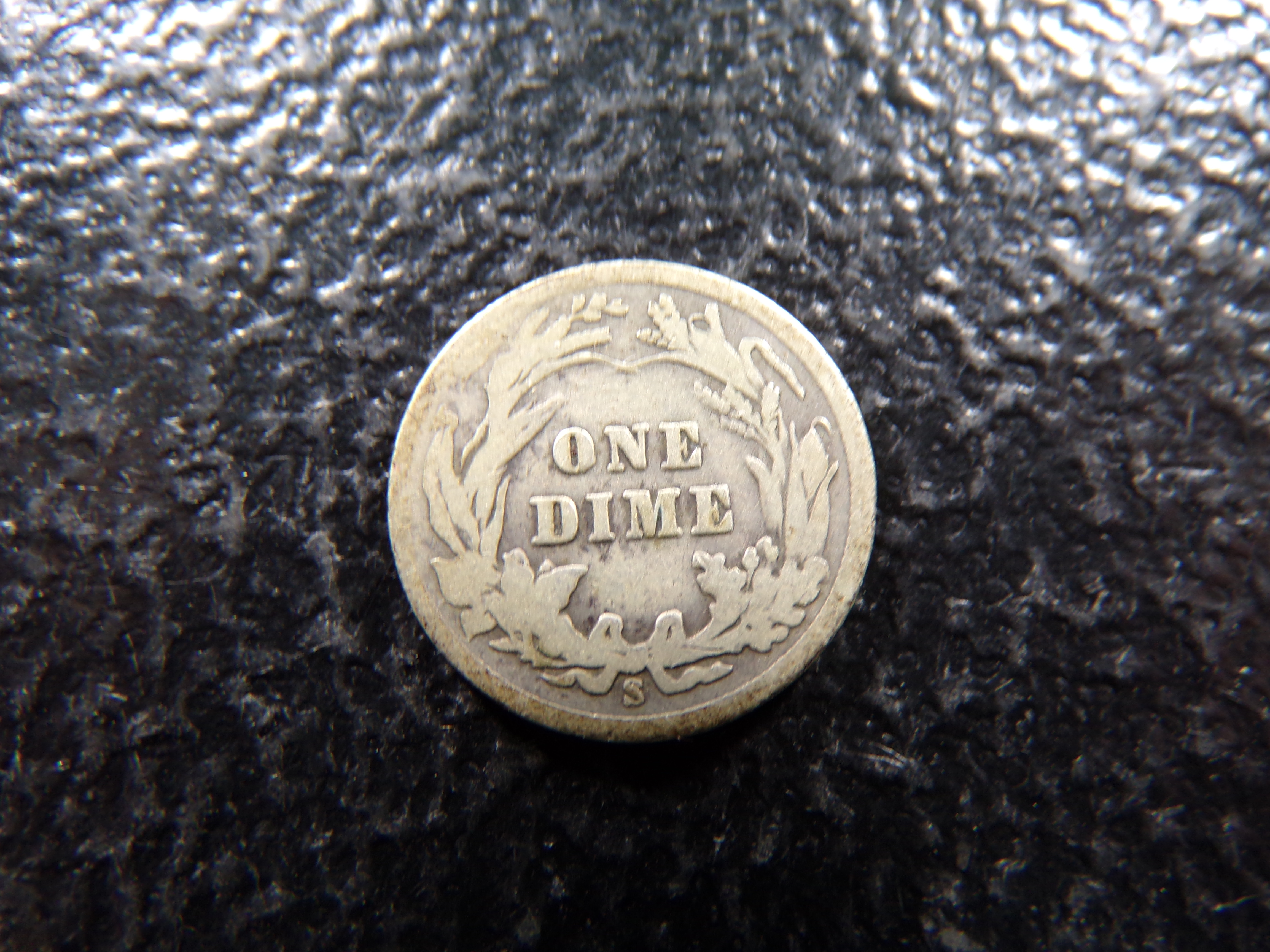 1911-S BARBER SILVER DIME