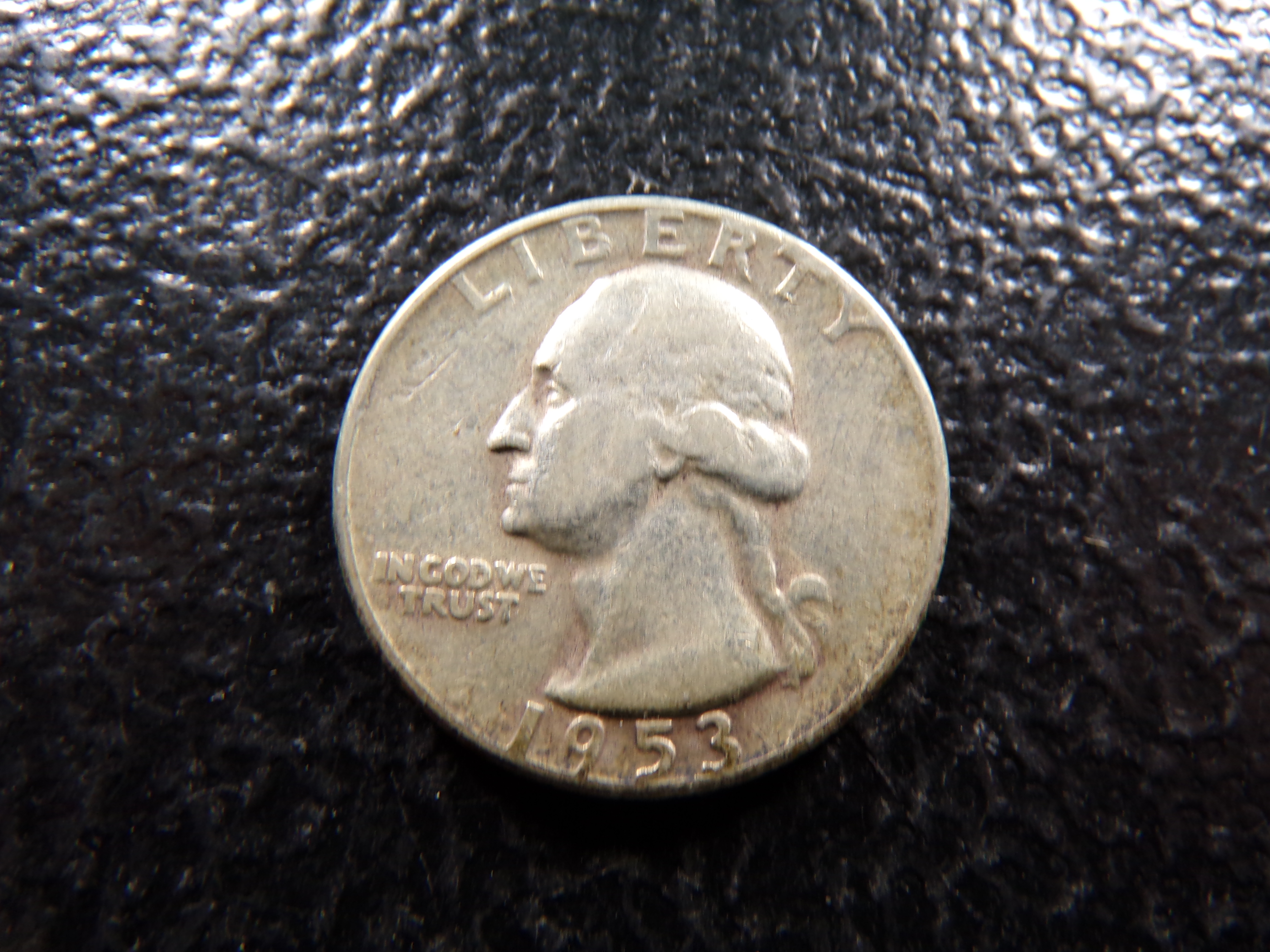 1953 WASHINGTON SILVER QUARTER