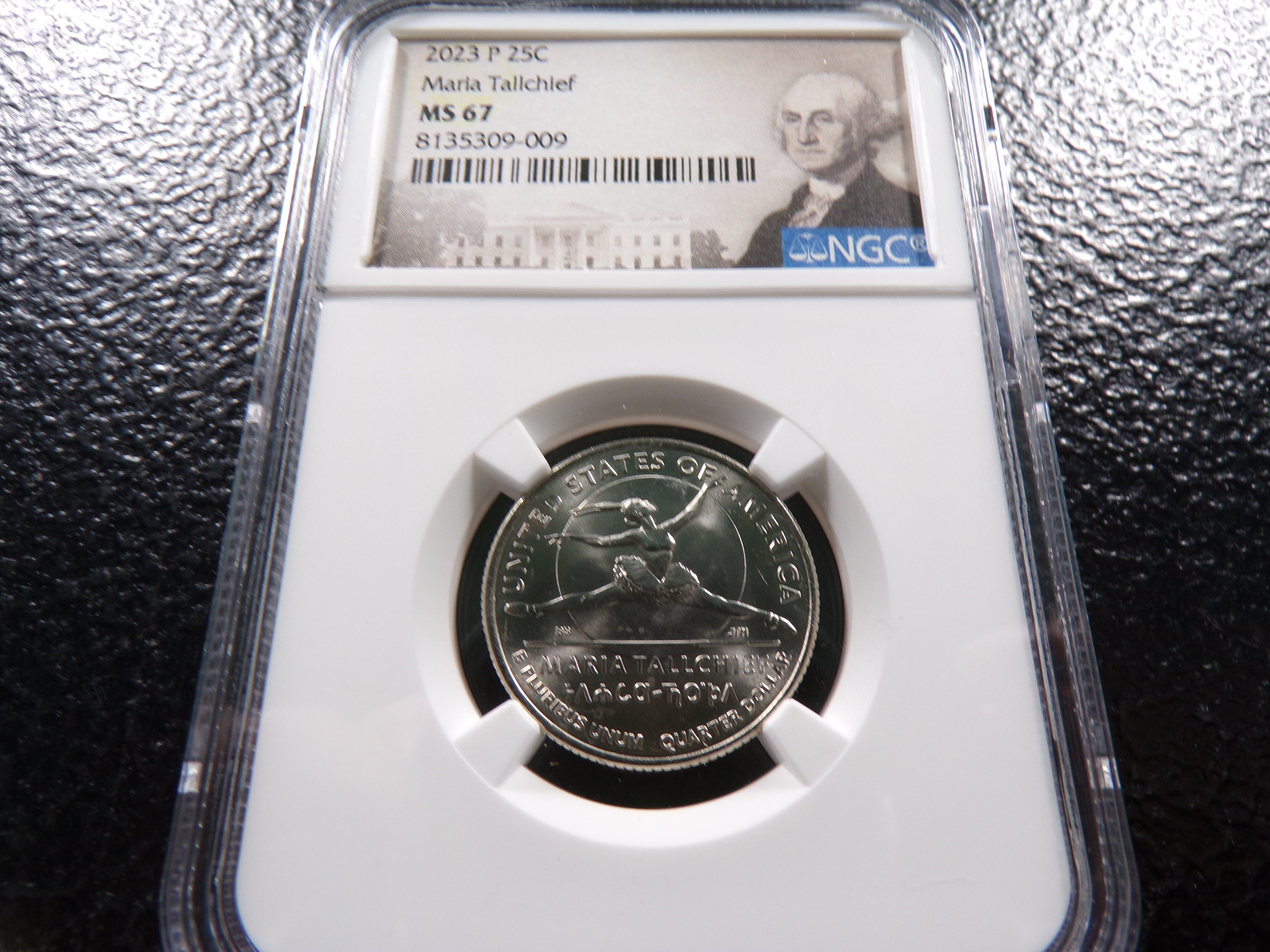2023-P NGC MS67 MARIA TALLCHIEF QUARTER