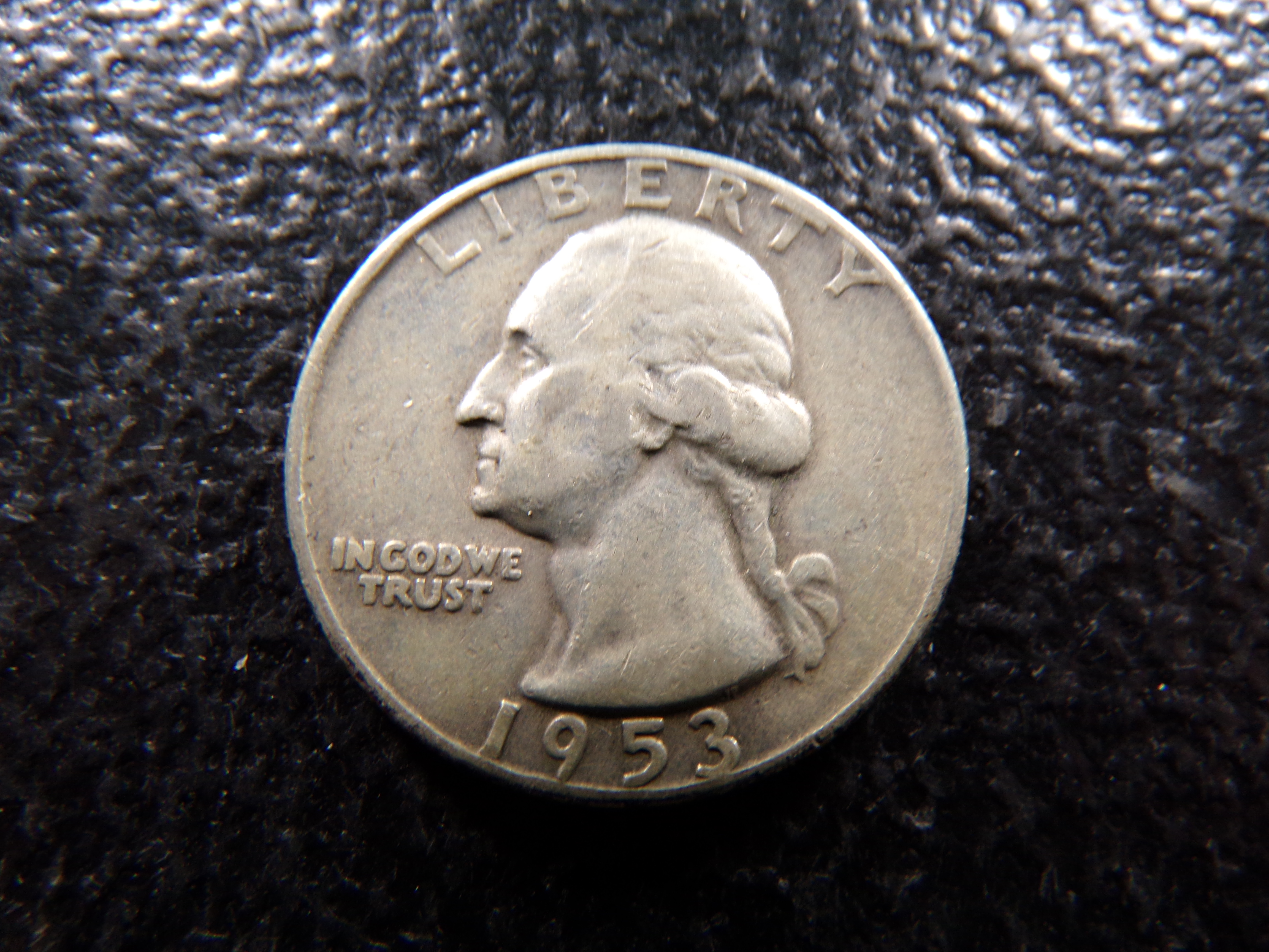 1953-D WASHINGTON SILVER QUARTER