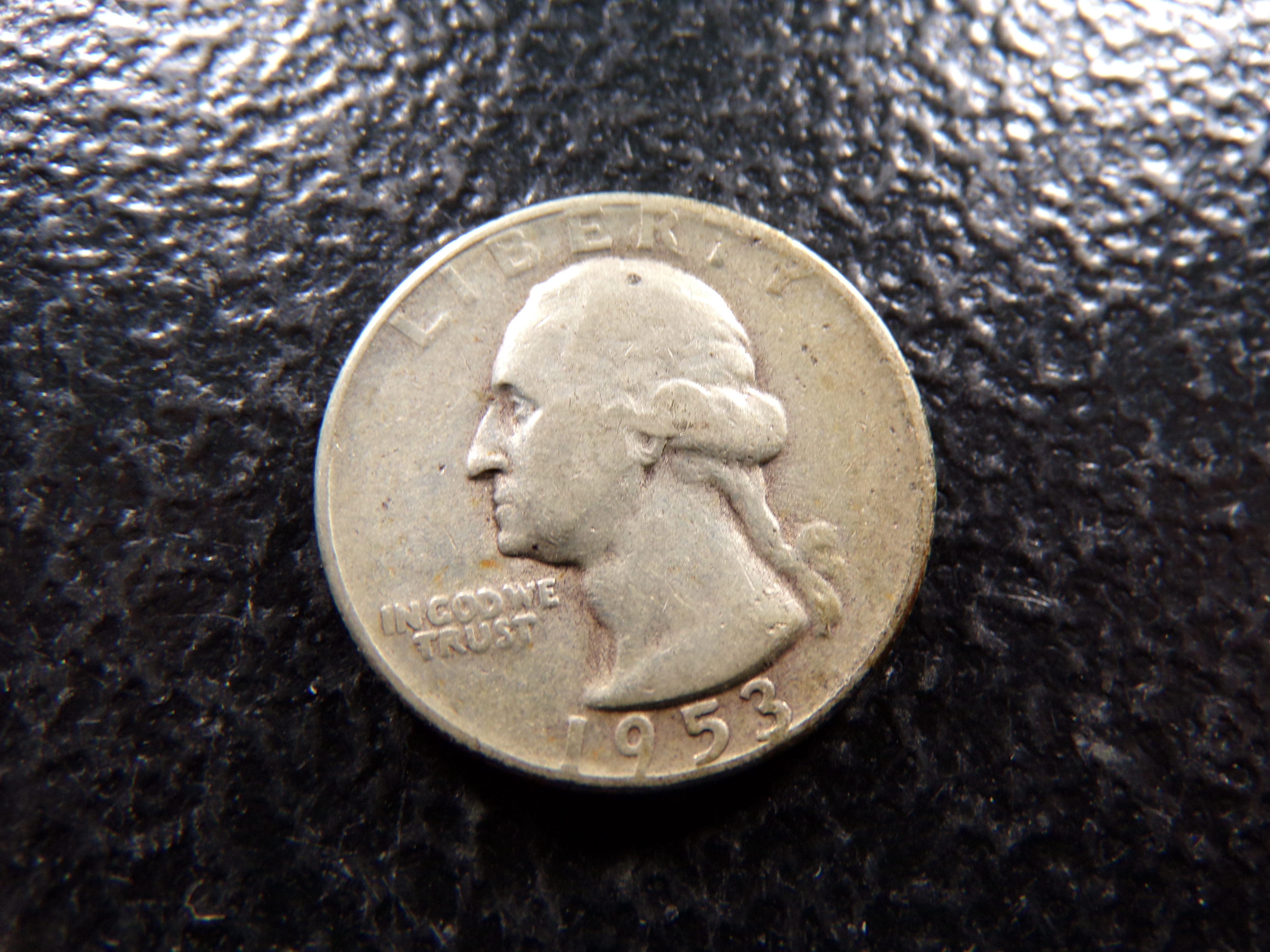 1953-S WASHINGTON SILVER QUARTER