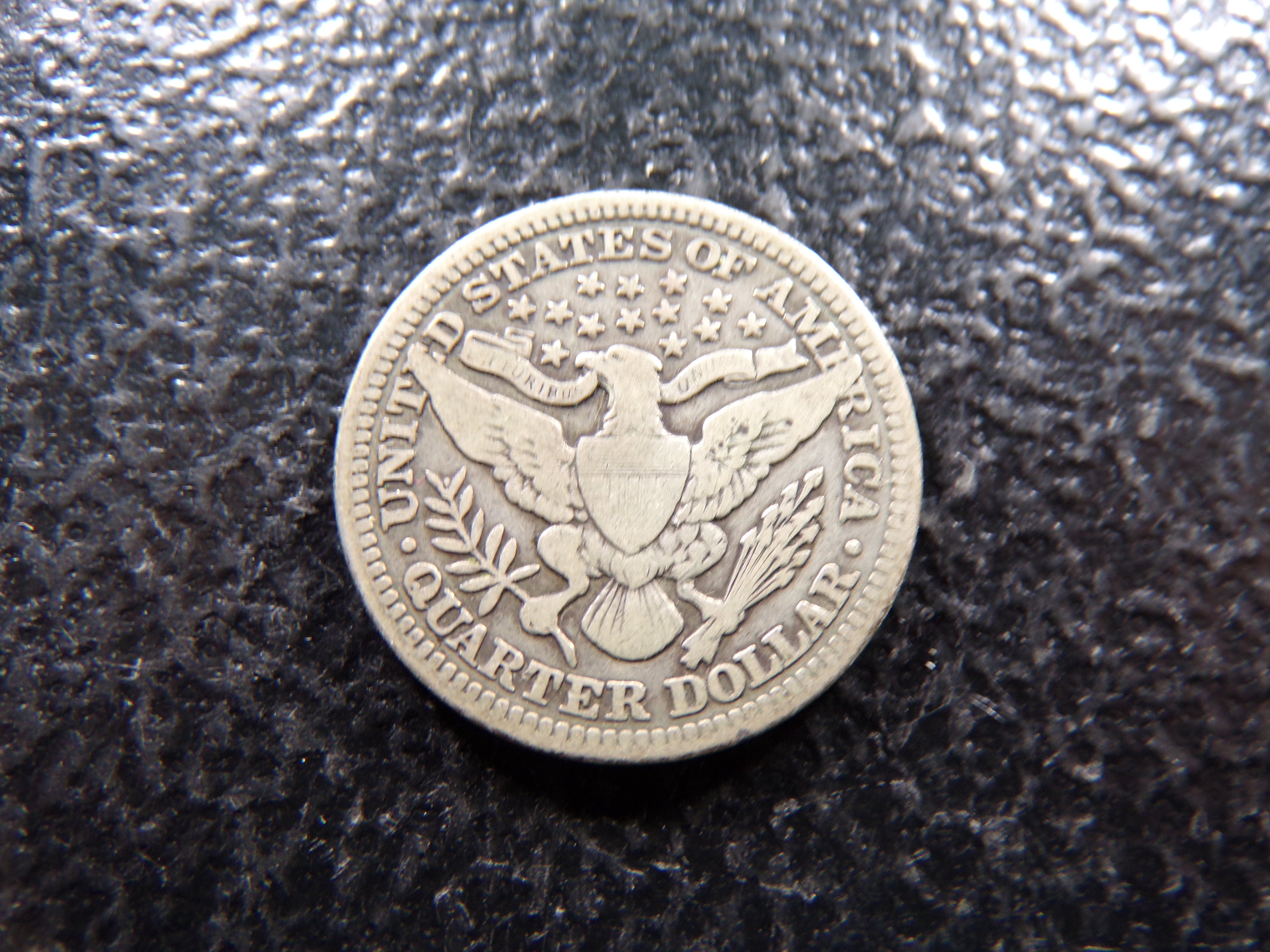 1914 BARBER SILVER QUARTER