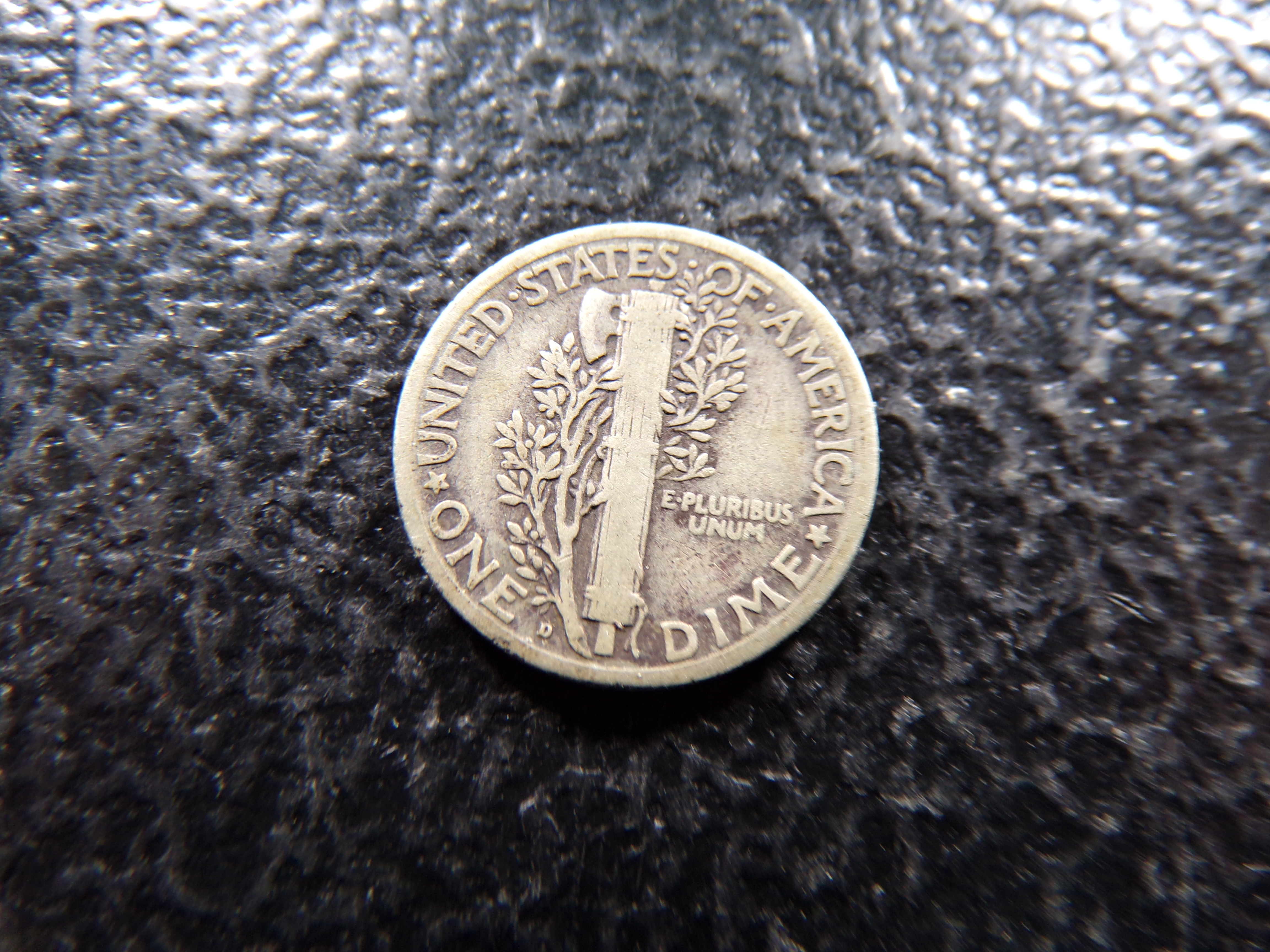 1926-D MERCURY SILVER DIME
