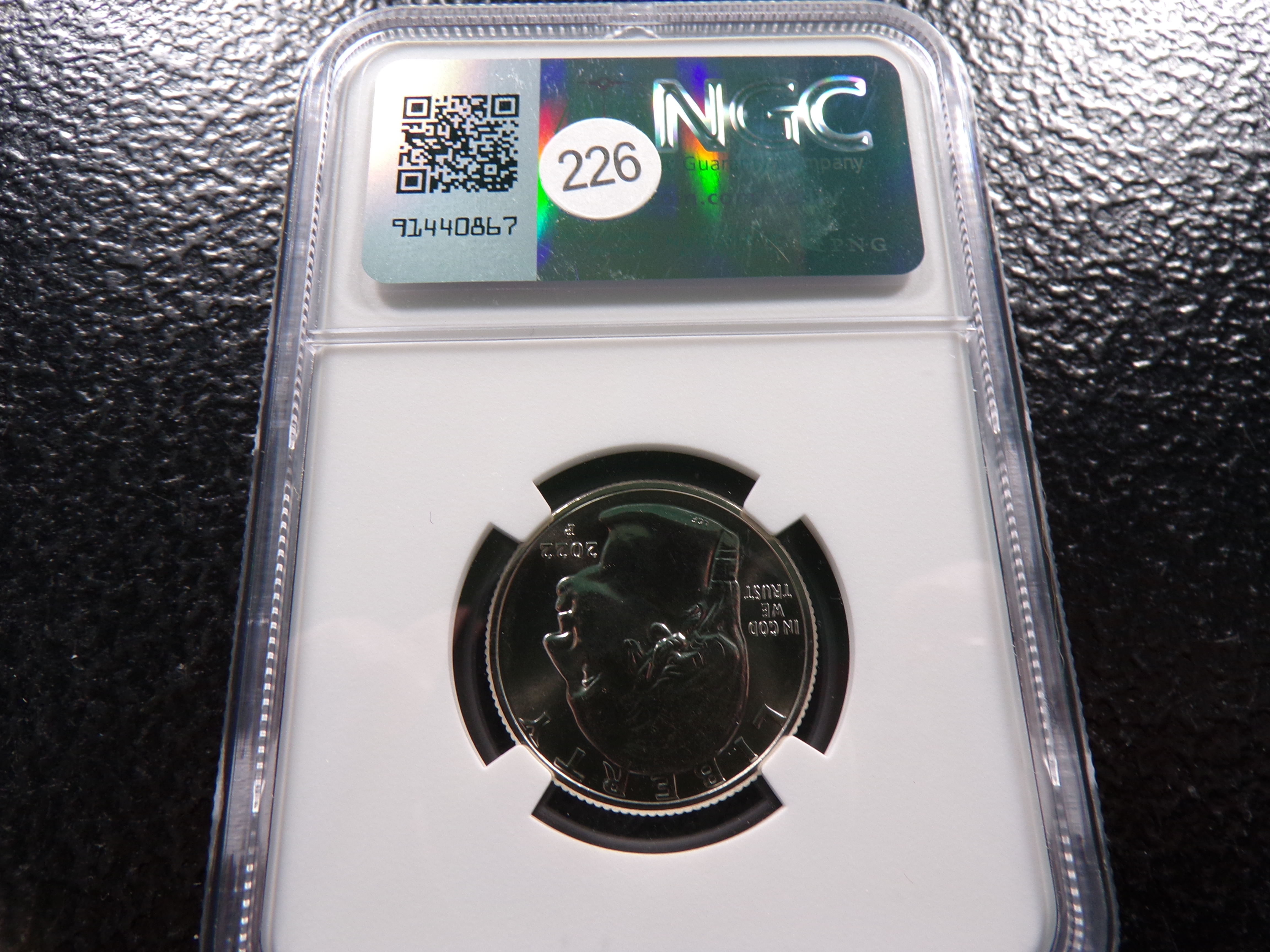 2022-P NGC MS68 WILMA MANKILLER QUARTER