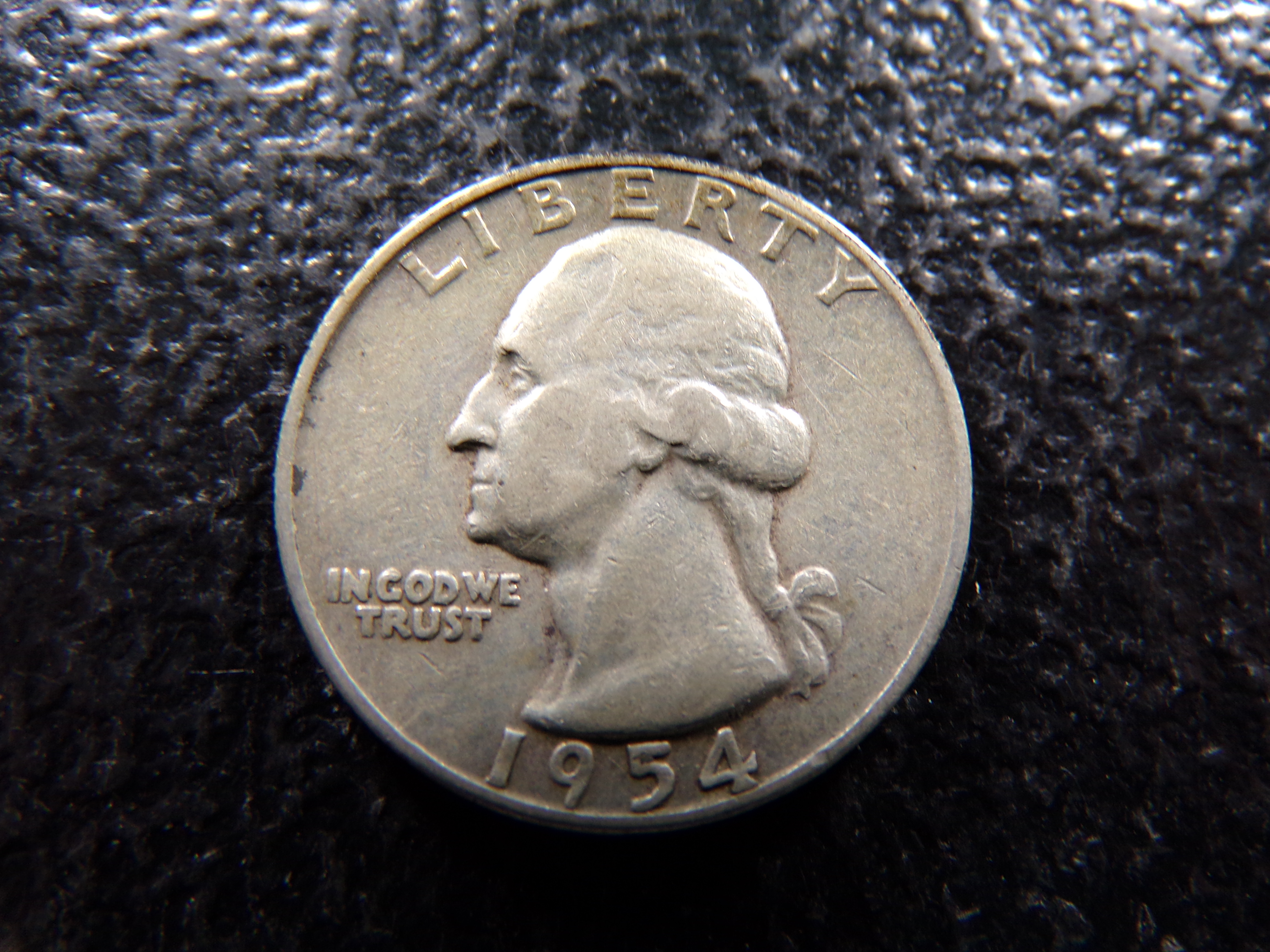 1954-D WASHINGTON SILVER QUARTER
