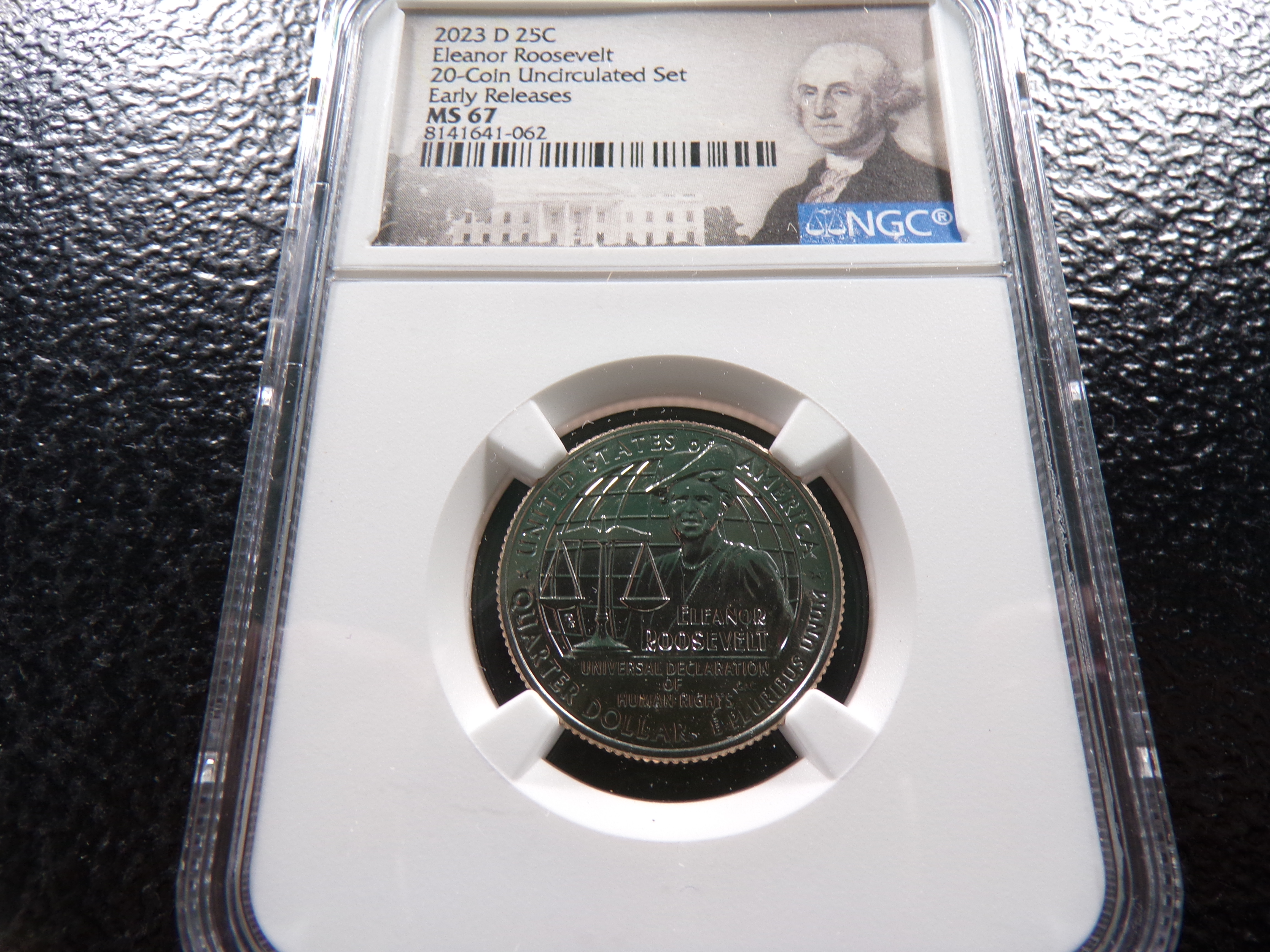 2023-D NGC MS67 ELEANOR ROOSEVELT QUARTER