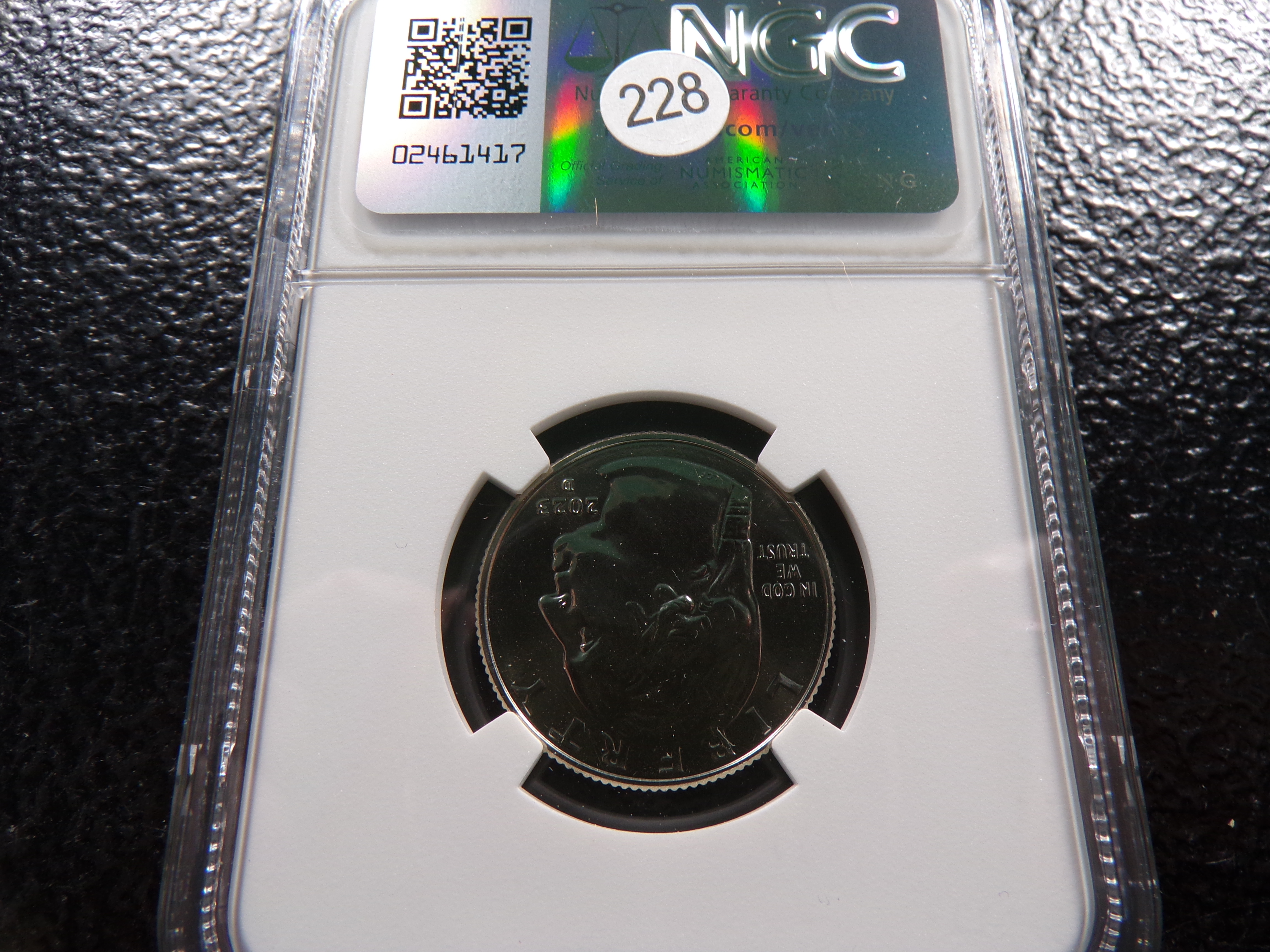 2023-D NGC MS67 ELEANOR ROOSEVELT QUARTER