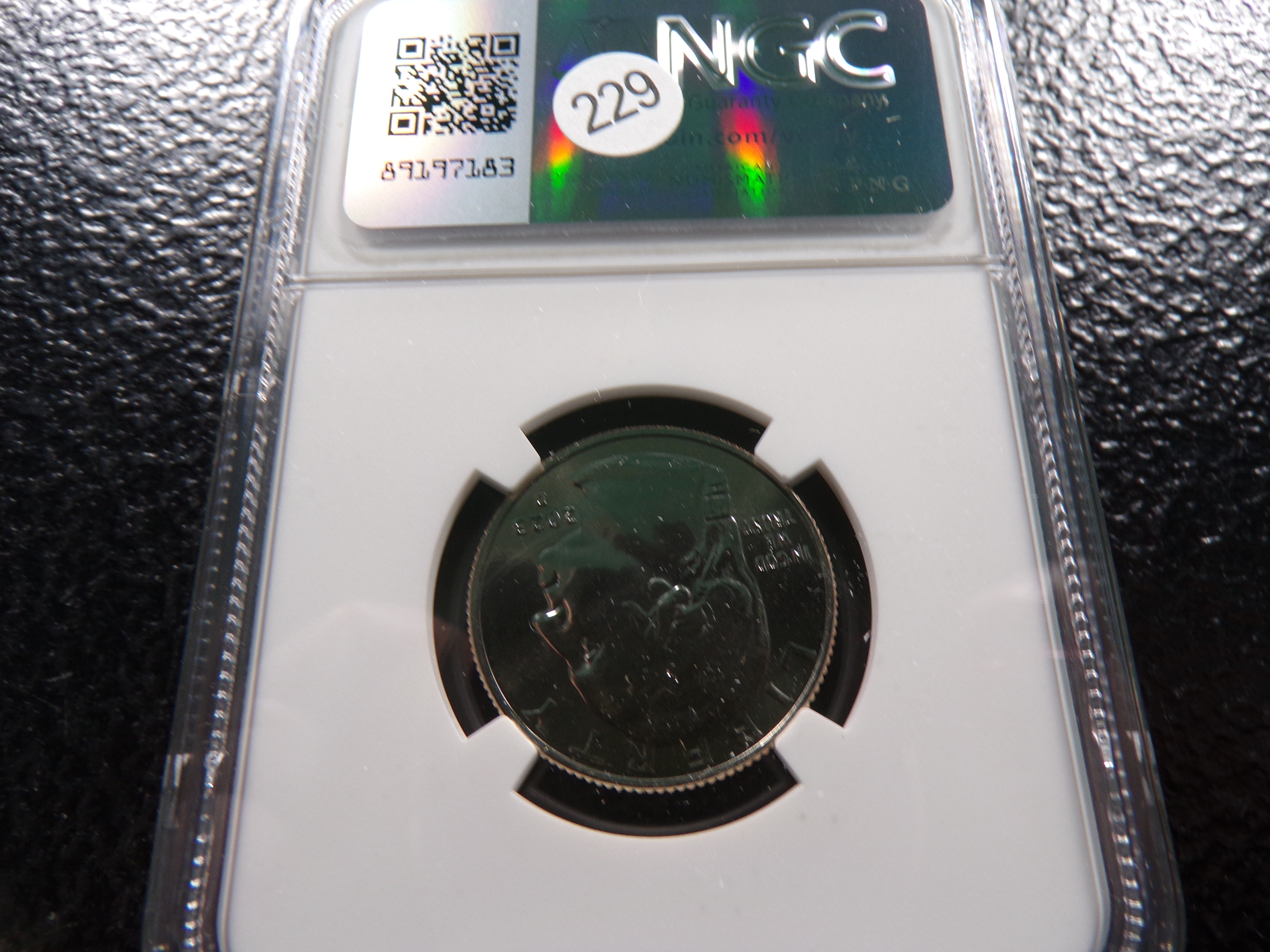 2023-D NGC MS67 BESSIE COLEMAN QUARTER