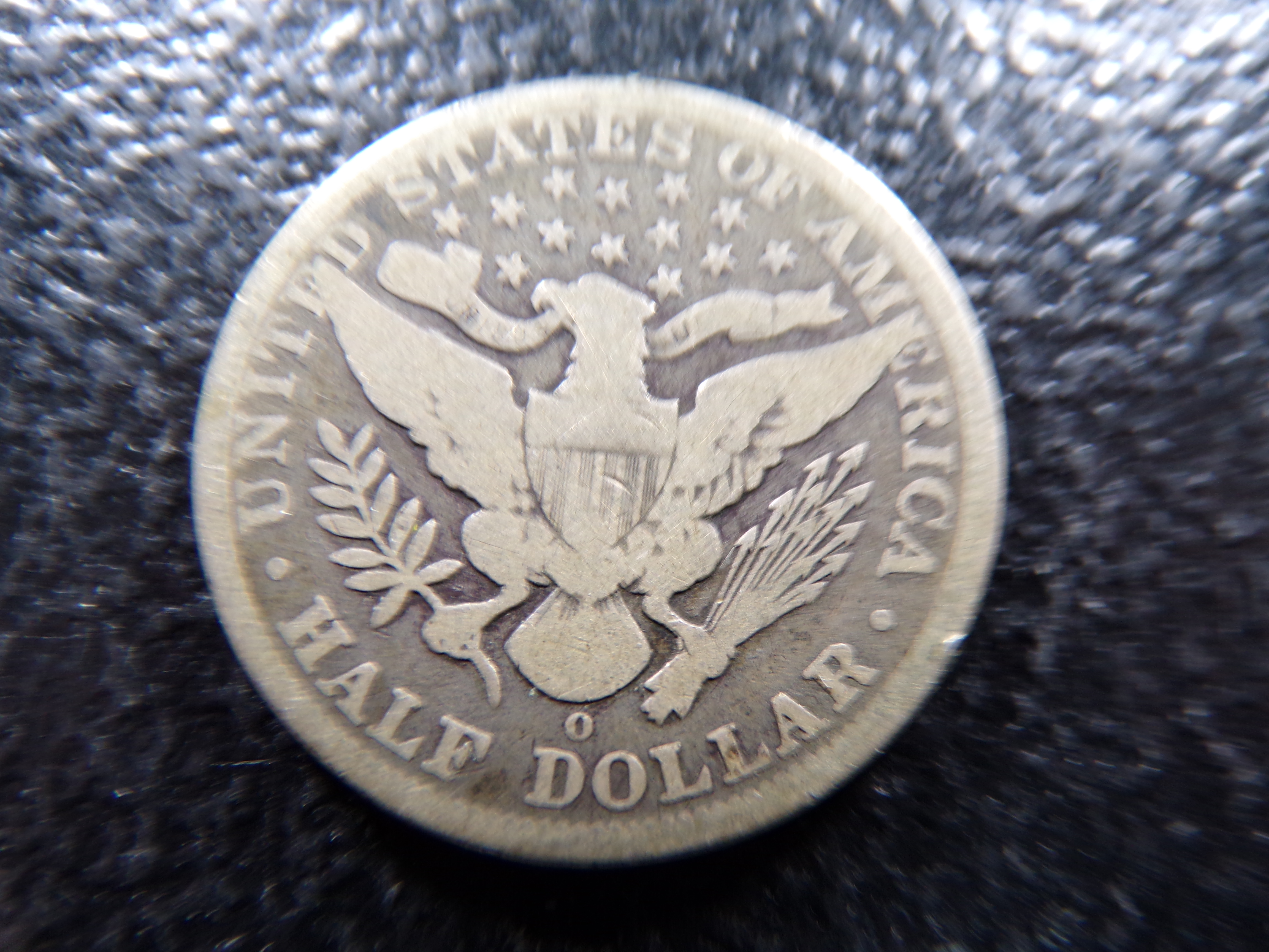 1895-O BARBER SILVER HALF DOLLAR