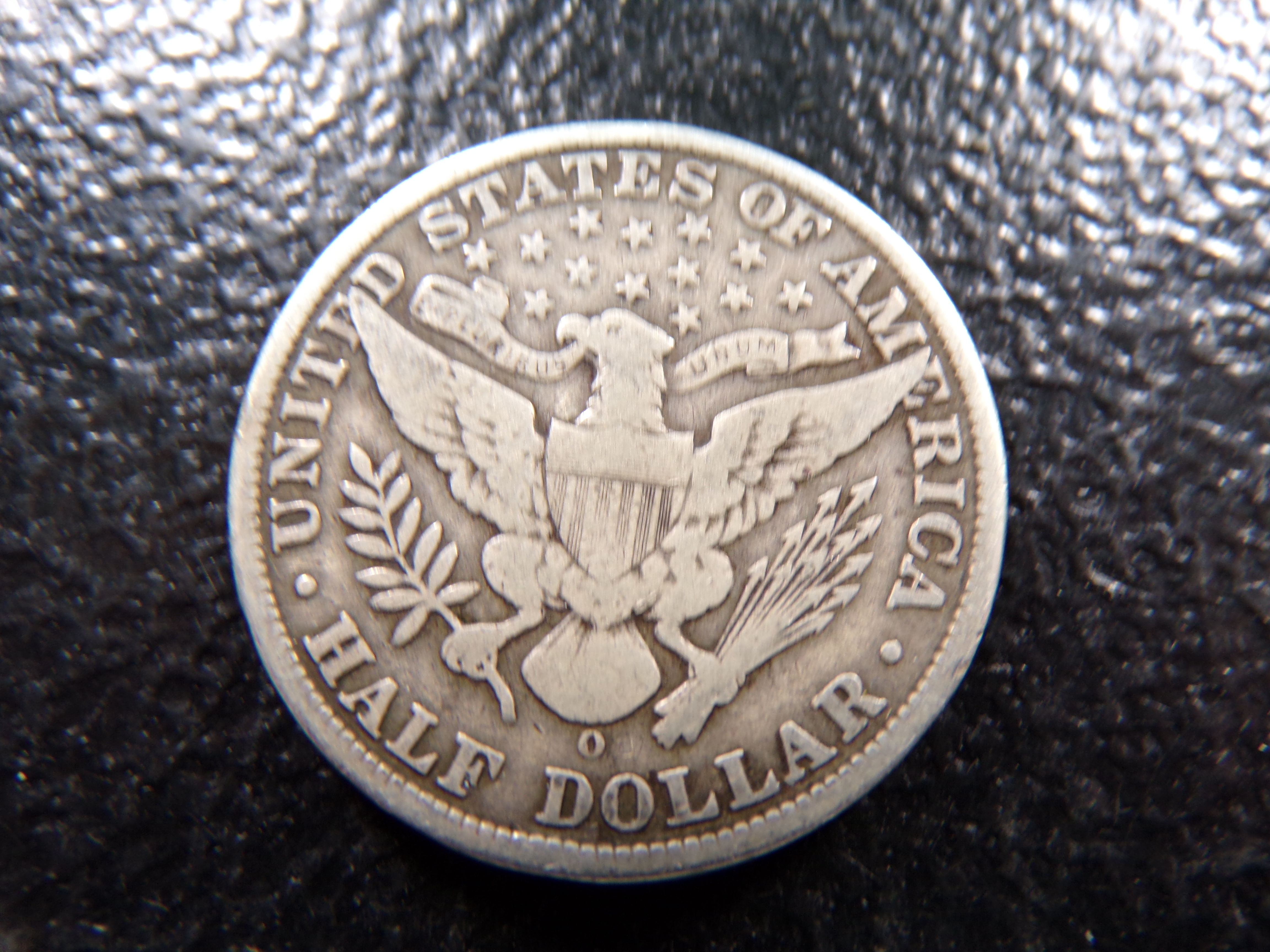 1908-O BARBER SILVER HALF DOLLAR