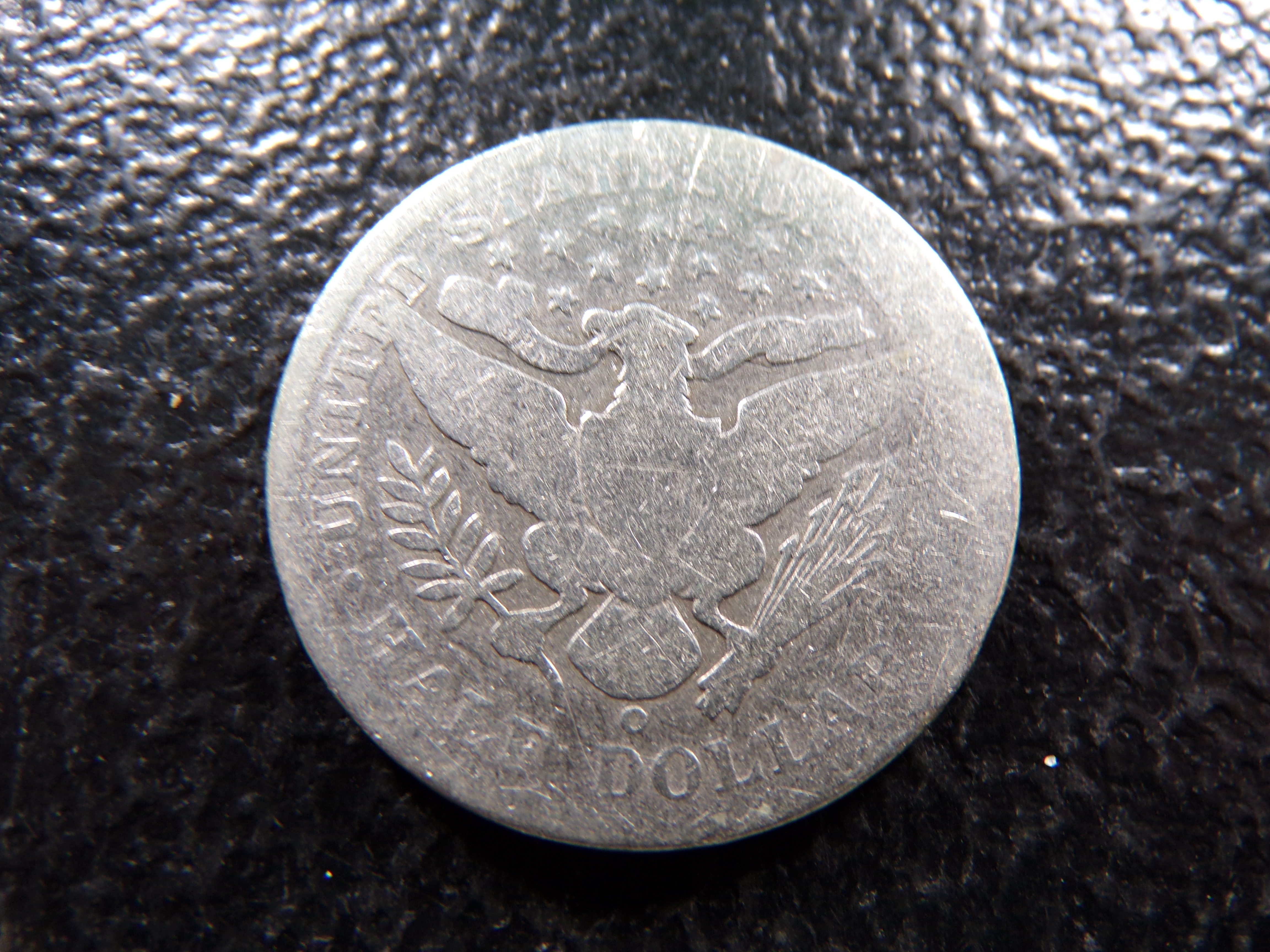 1896-O RARE DATE BARBER SILVER HALF DOLLAR