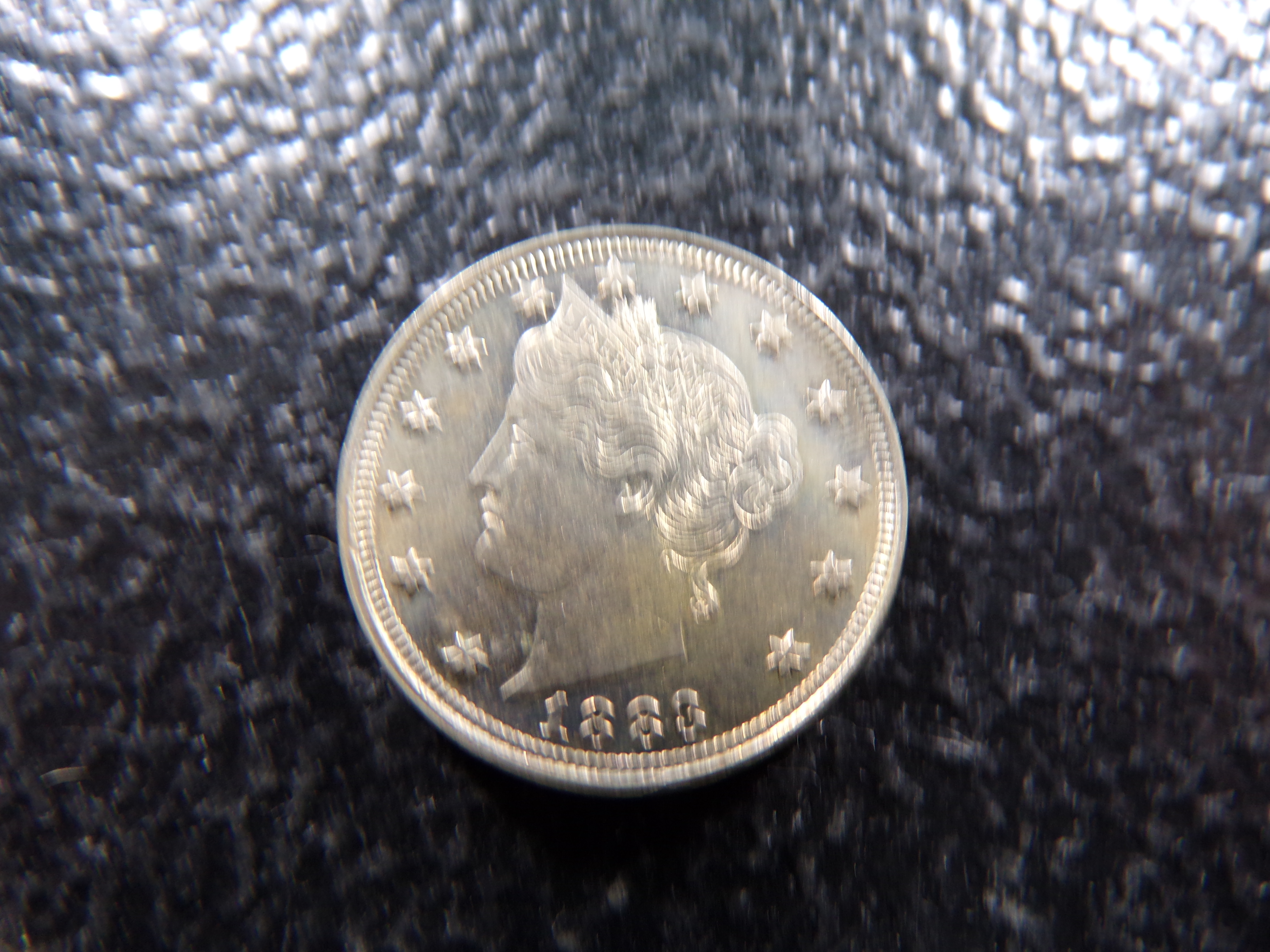 1883 N/C HIGH GRADE LIBERTY HEAD V NICKEL