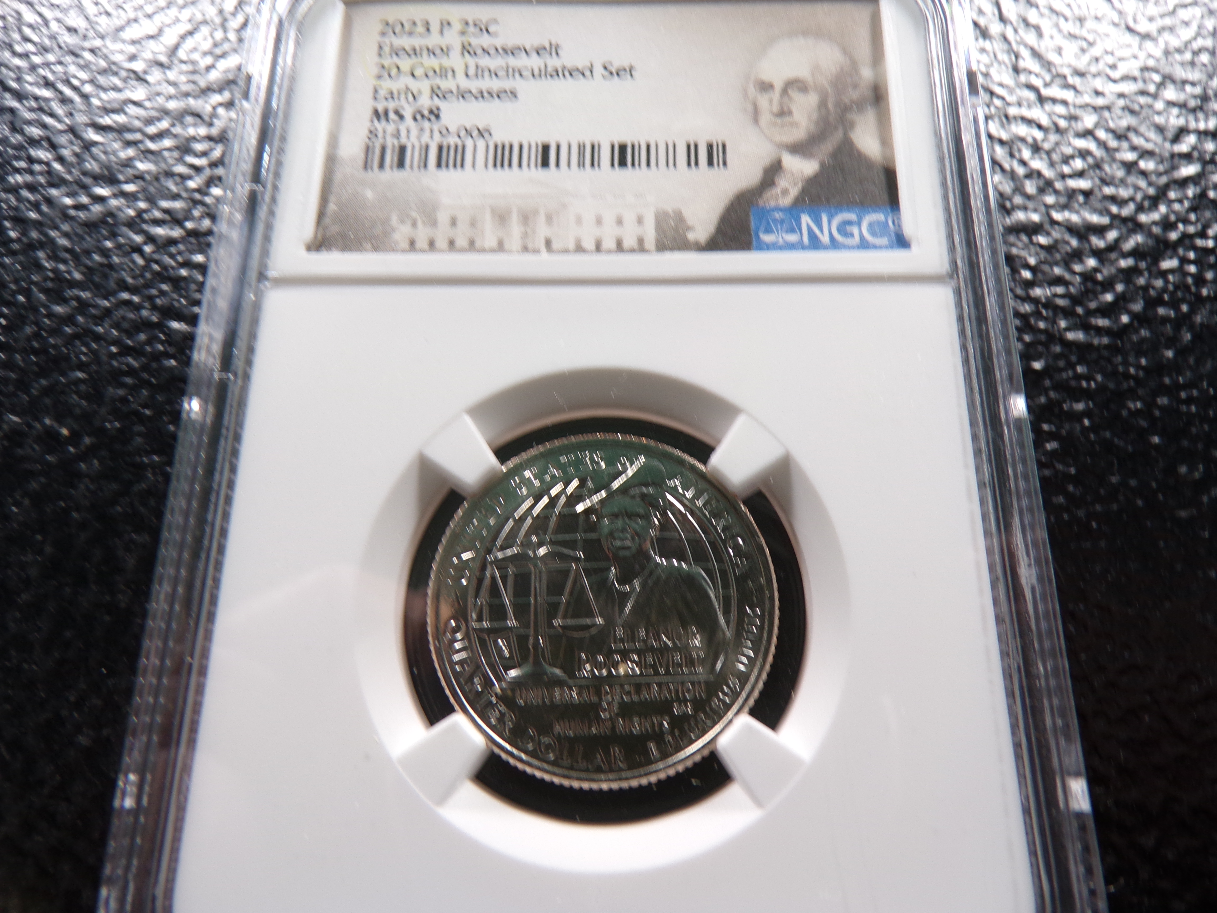 2023-P NGC MS68 ELEANOR ROOSEVELT QUARTER