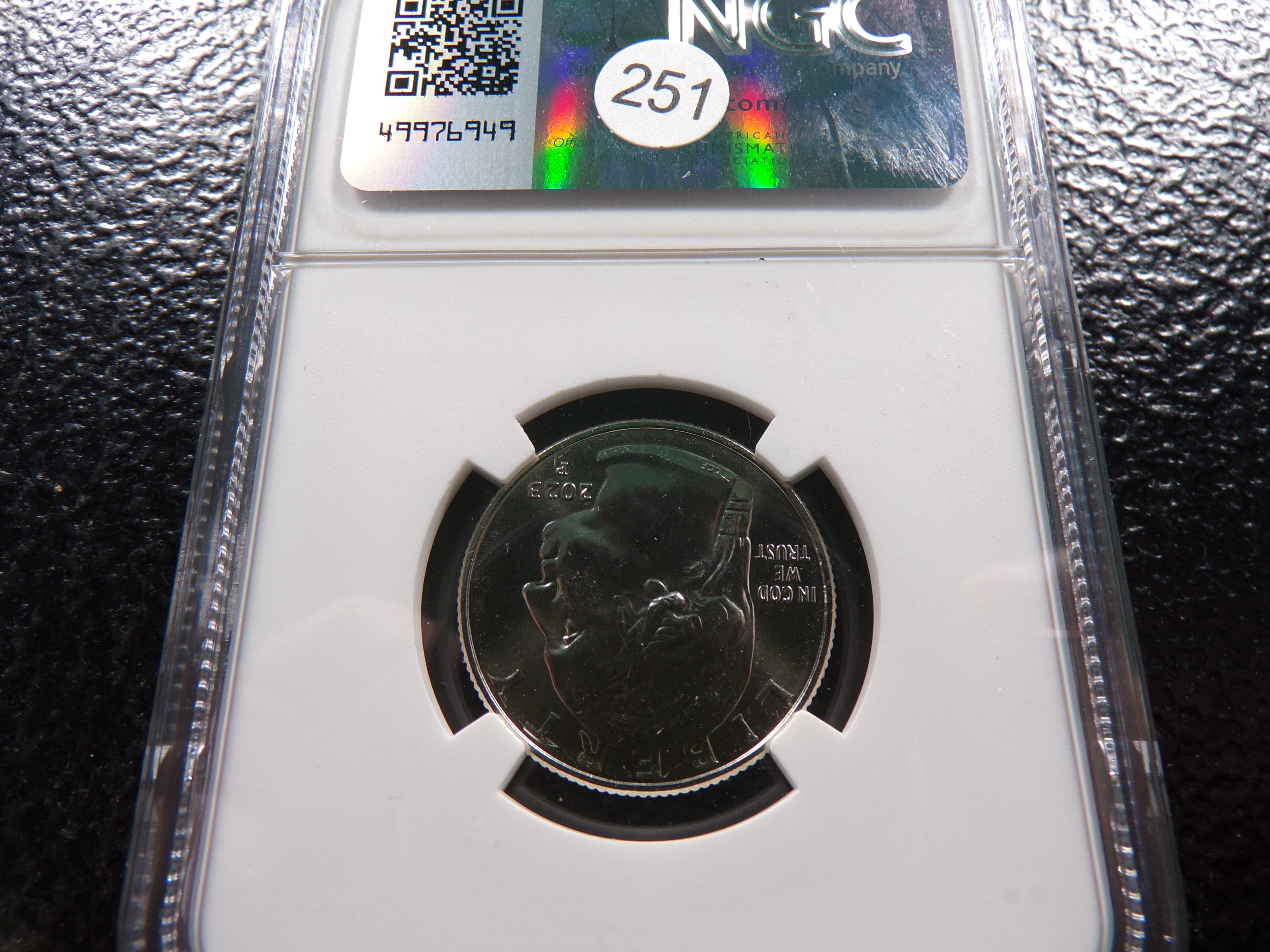 2023-P NGC MS68 ELEANOR ROOSEVELT QUARTER