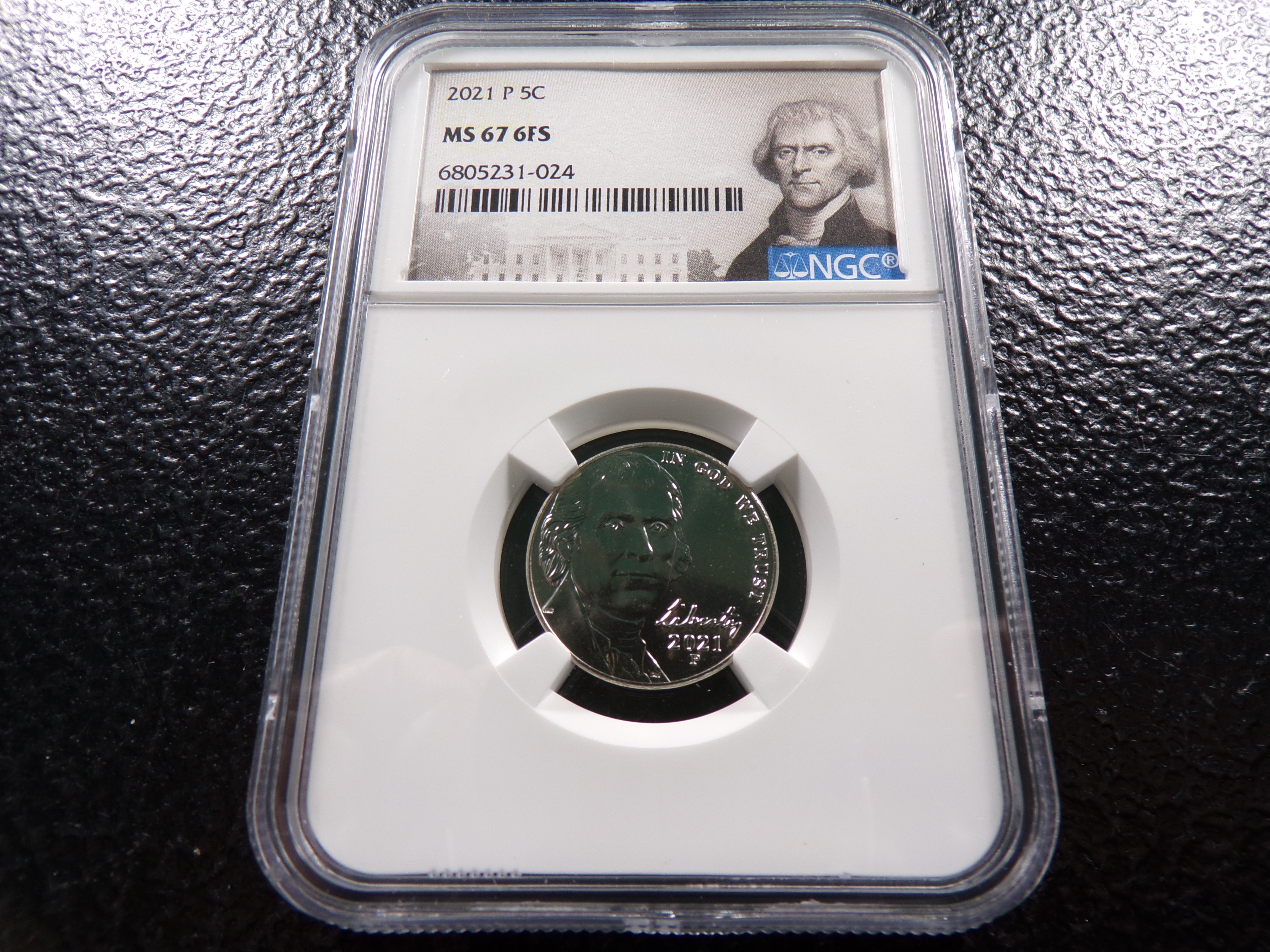 2021-P NGC MS67 6FS JEFFERSON NICKEL
