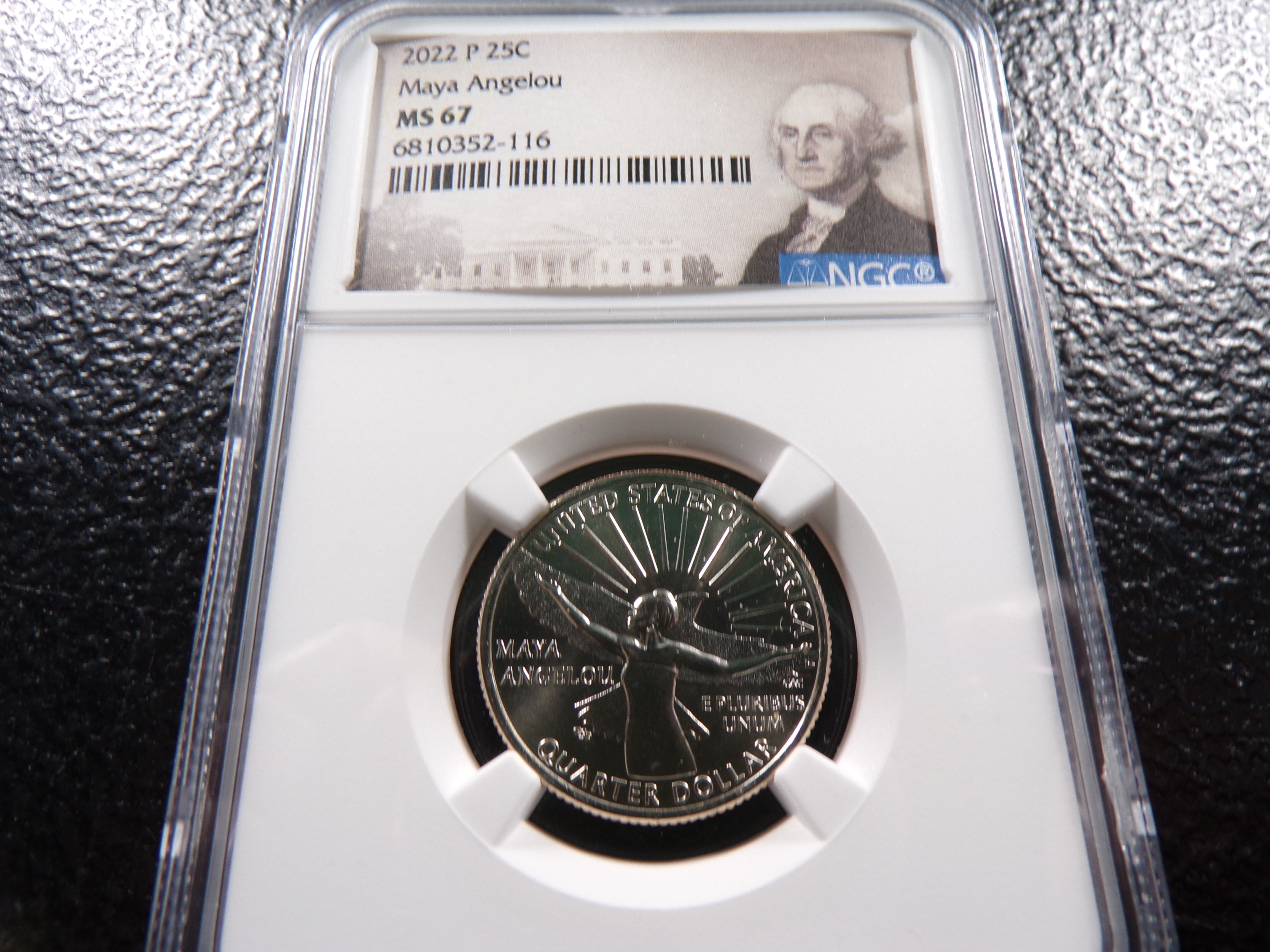 2022-P NGC MS67 MAYA ANGELOU QUARTER