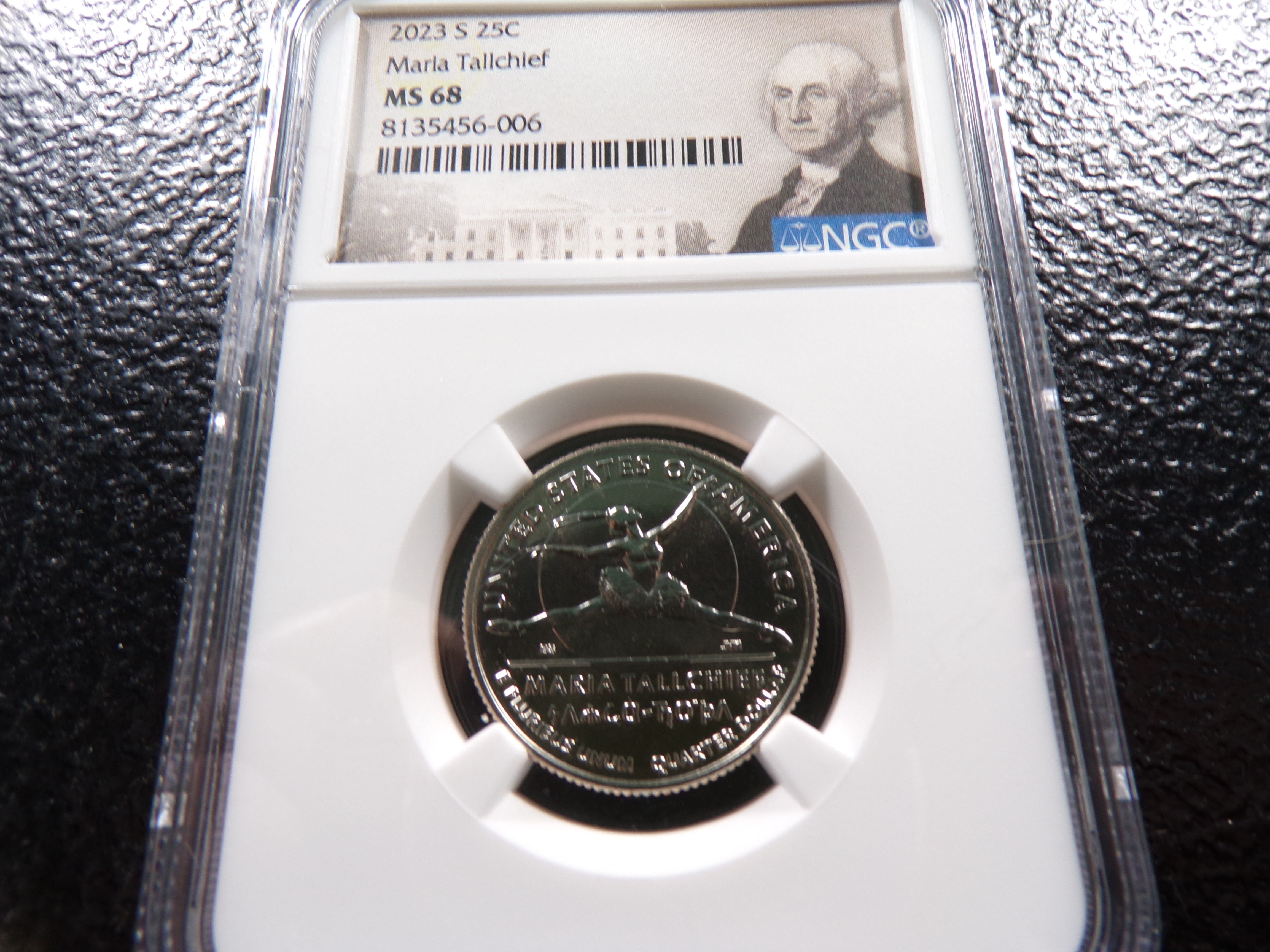 2023-S NGC MS68 MARIA TALLCHIEF QUARTER