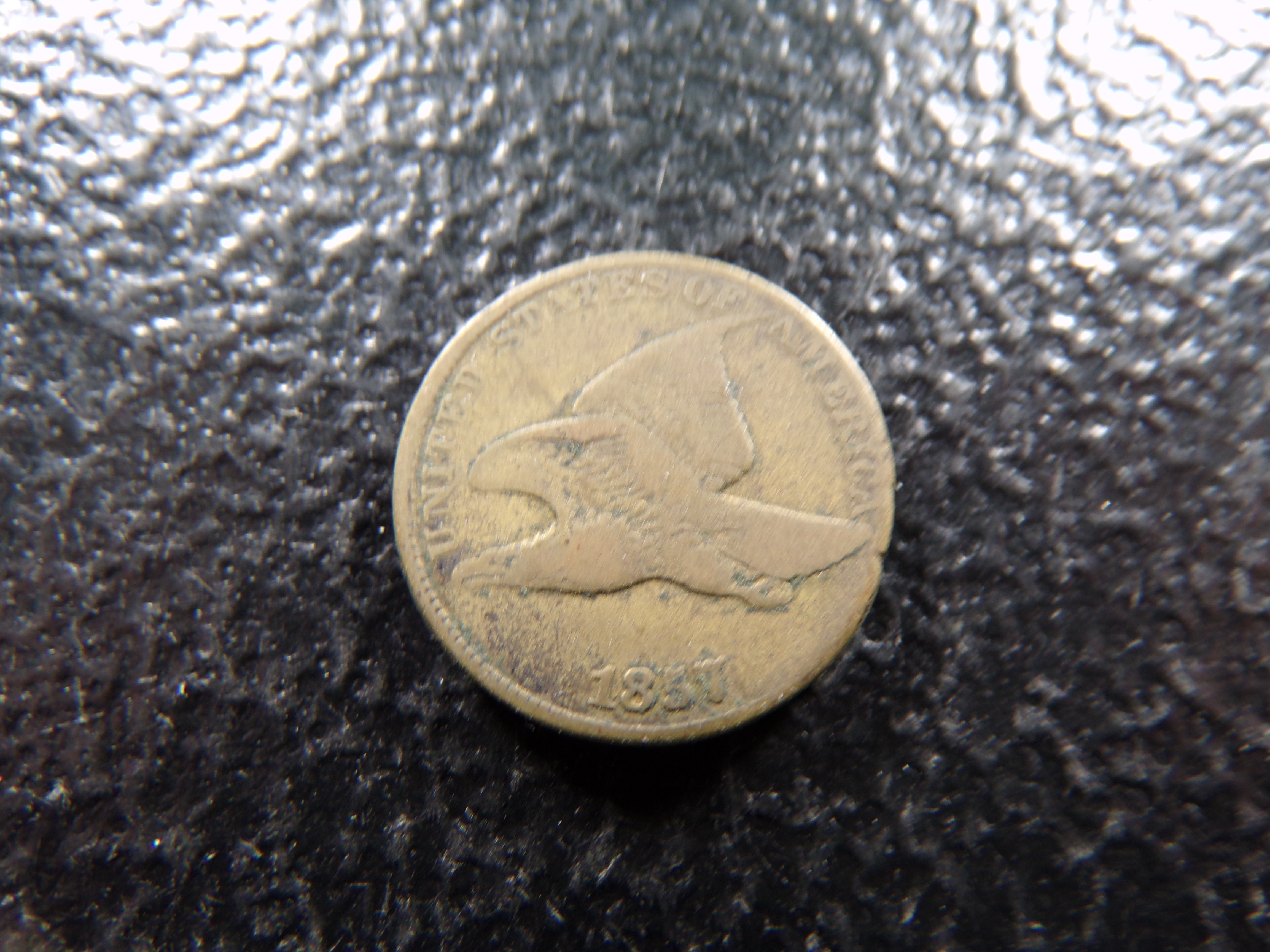 1857 FLYING EAGLE CENT