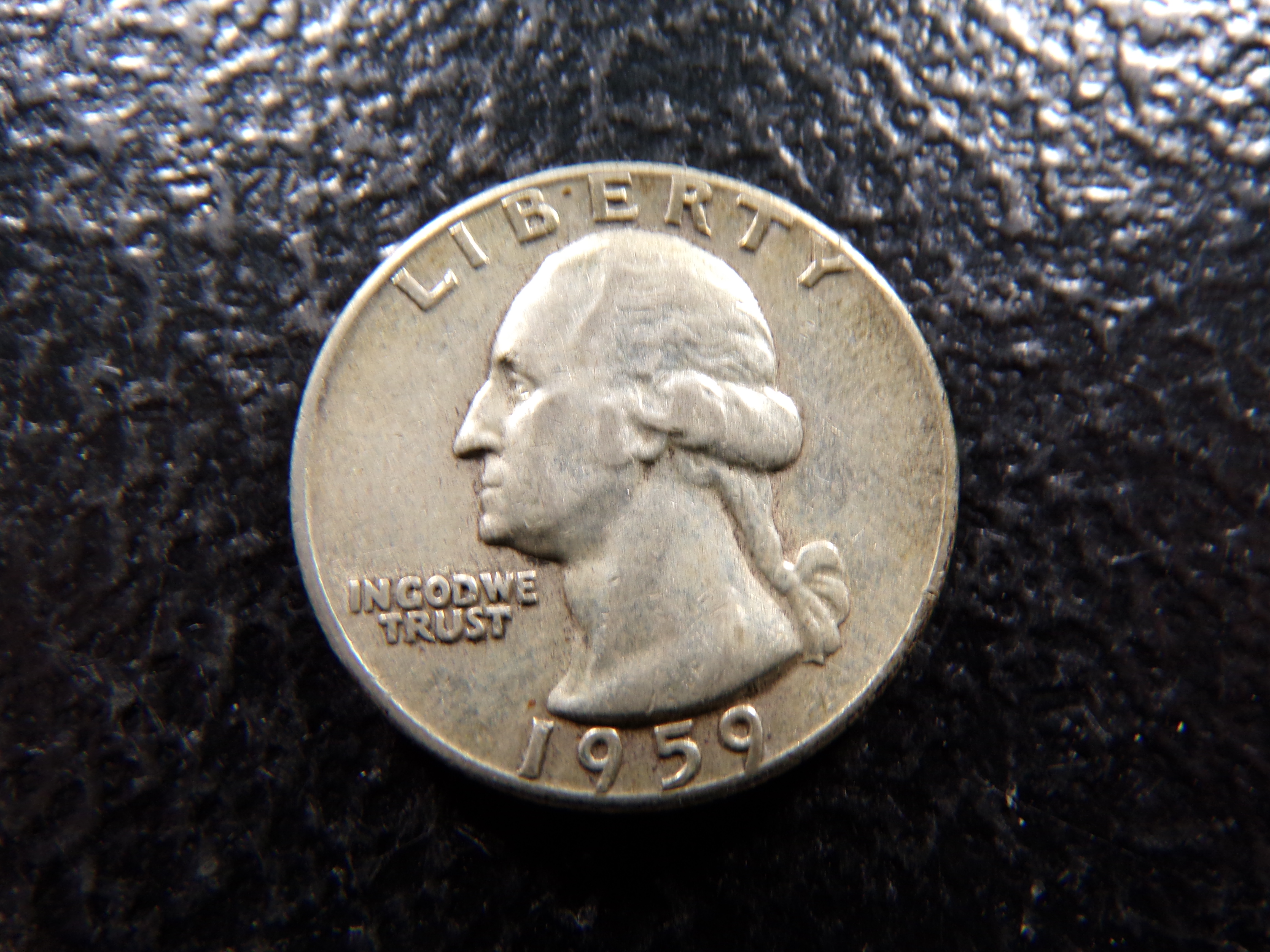 1959 WASHINGTON SILVER QUARTER