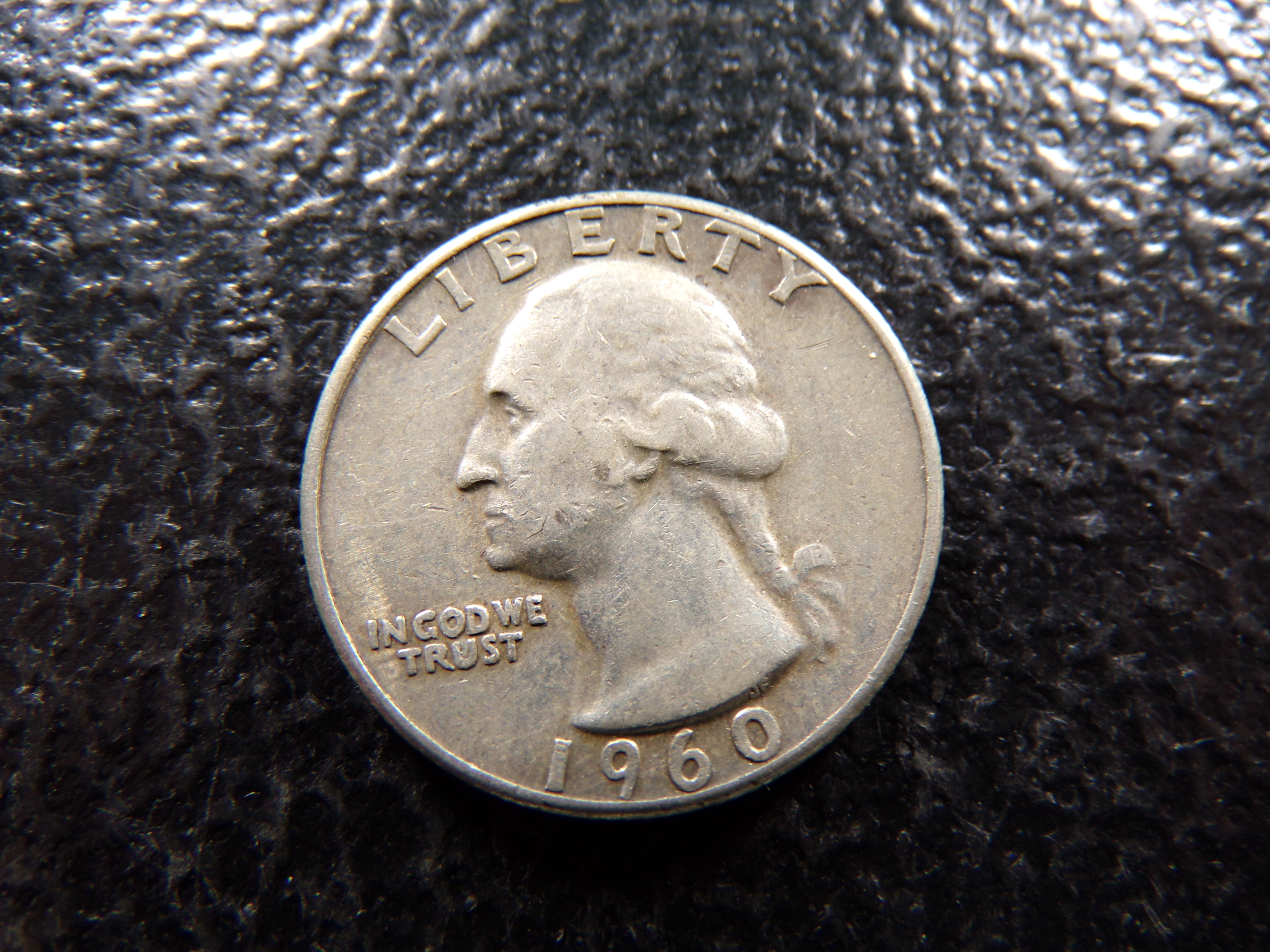 1960 WASHINGTON SILVER QUARTER