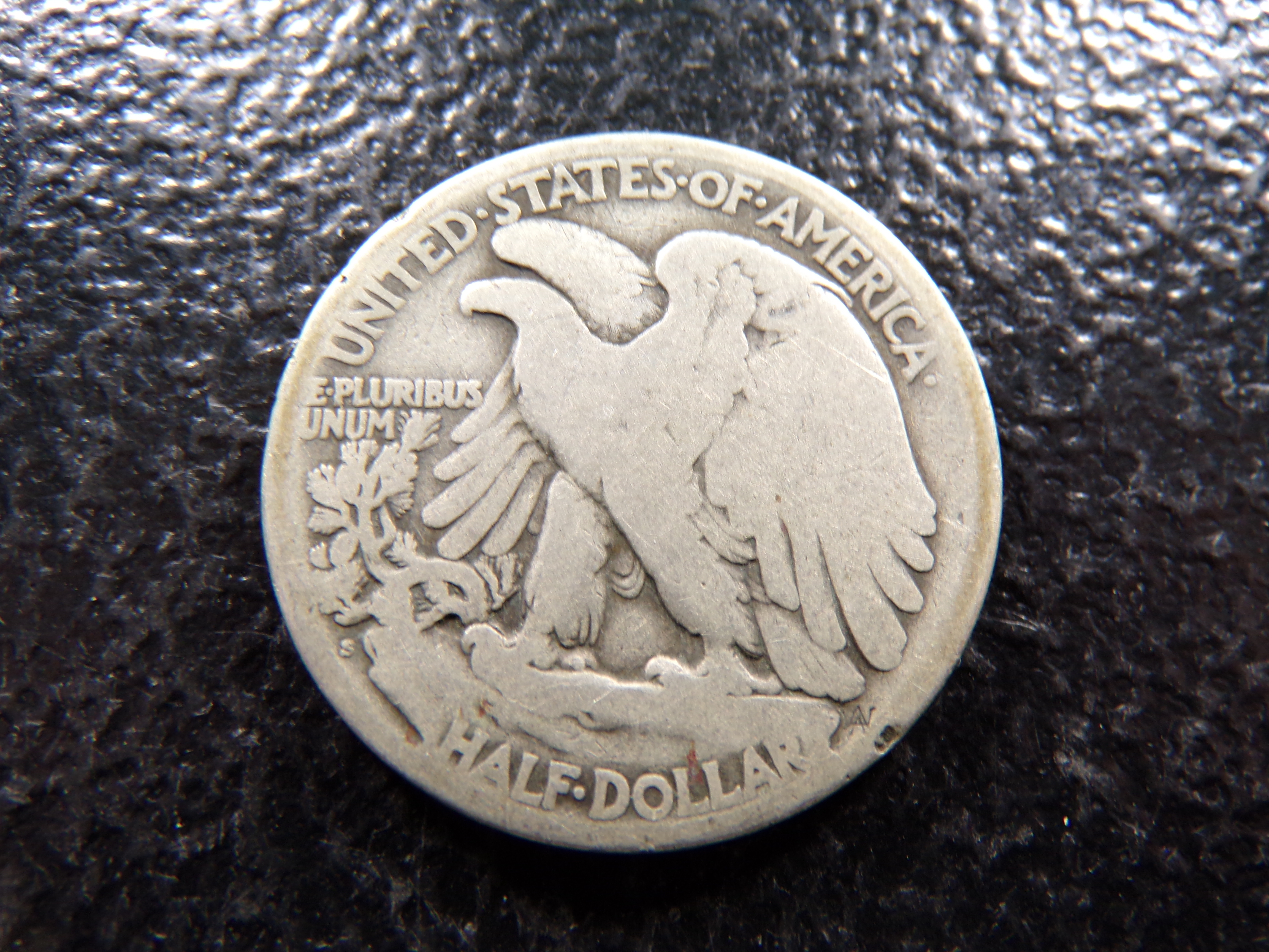 1921-S KEY DATE WALKING LIBERTY SILVER HALF DOLLAR