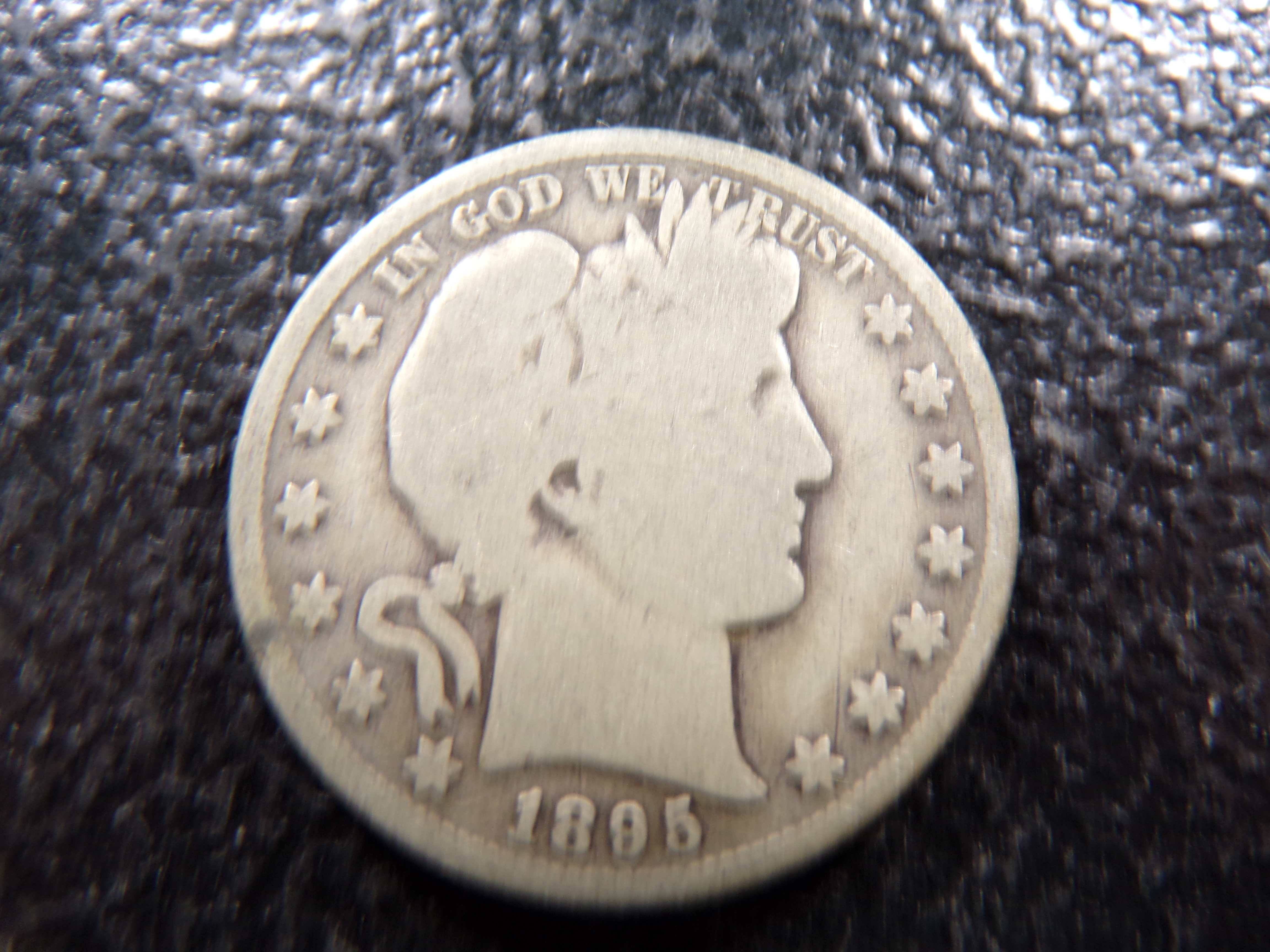 1895 BARBER SILVER HALF DOLLAR