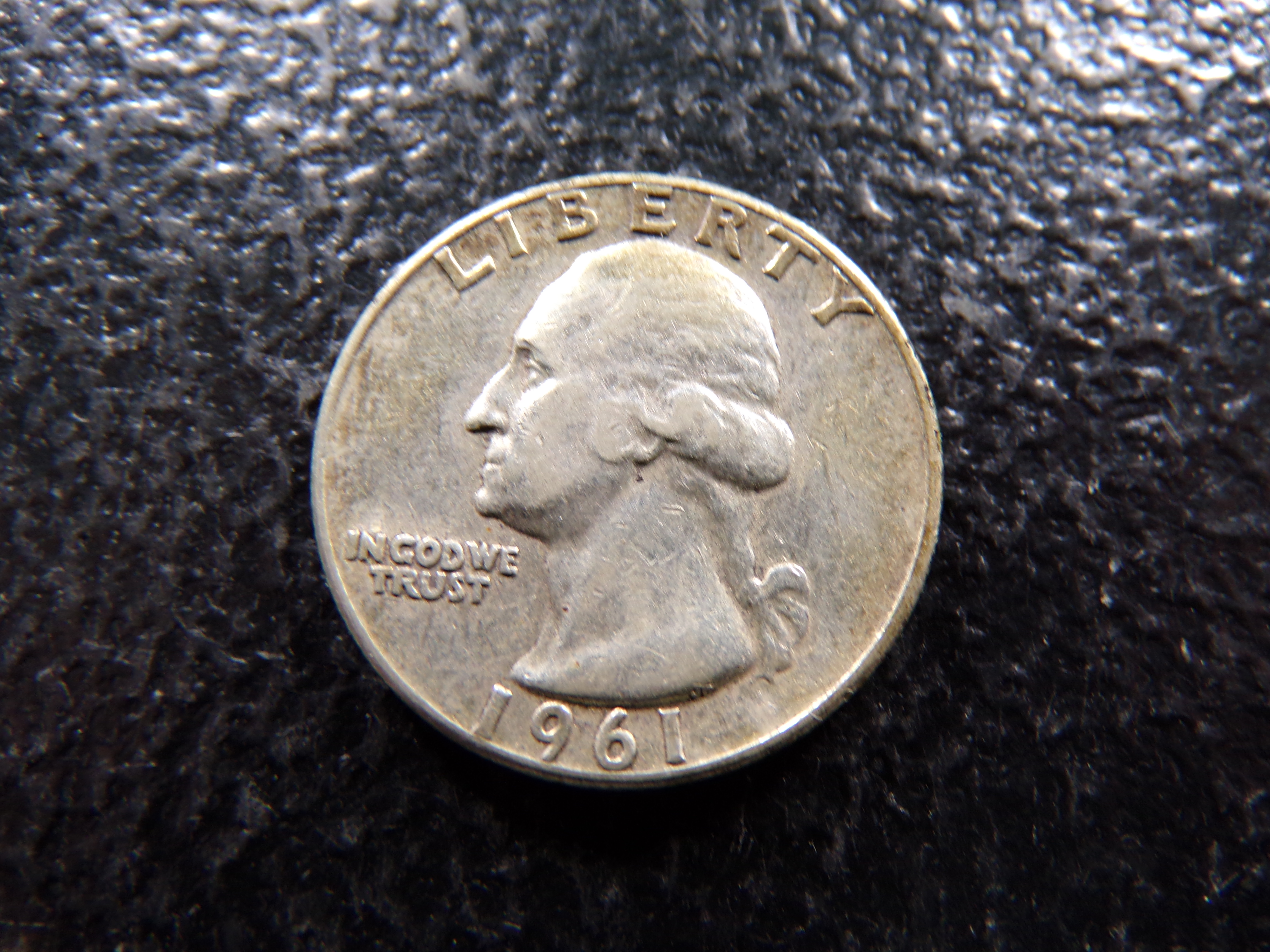 1961 WASHINGTON SILVER QUARTER