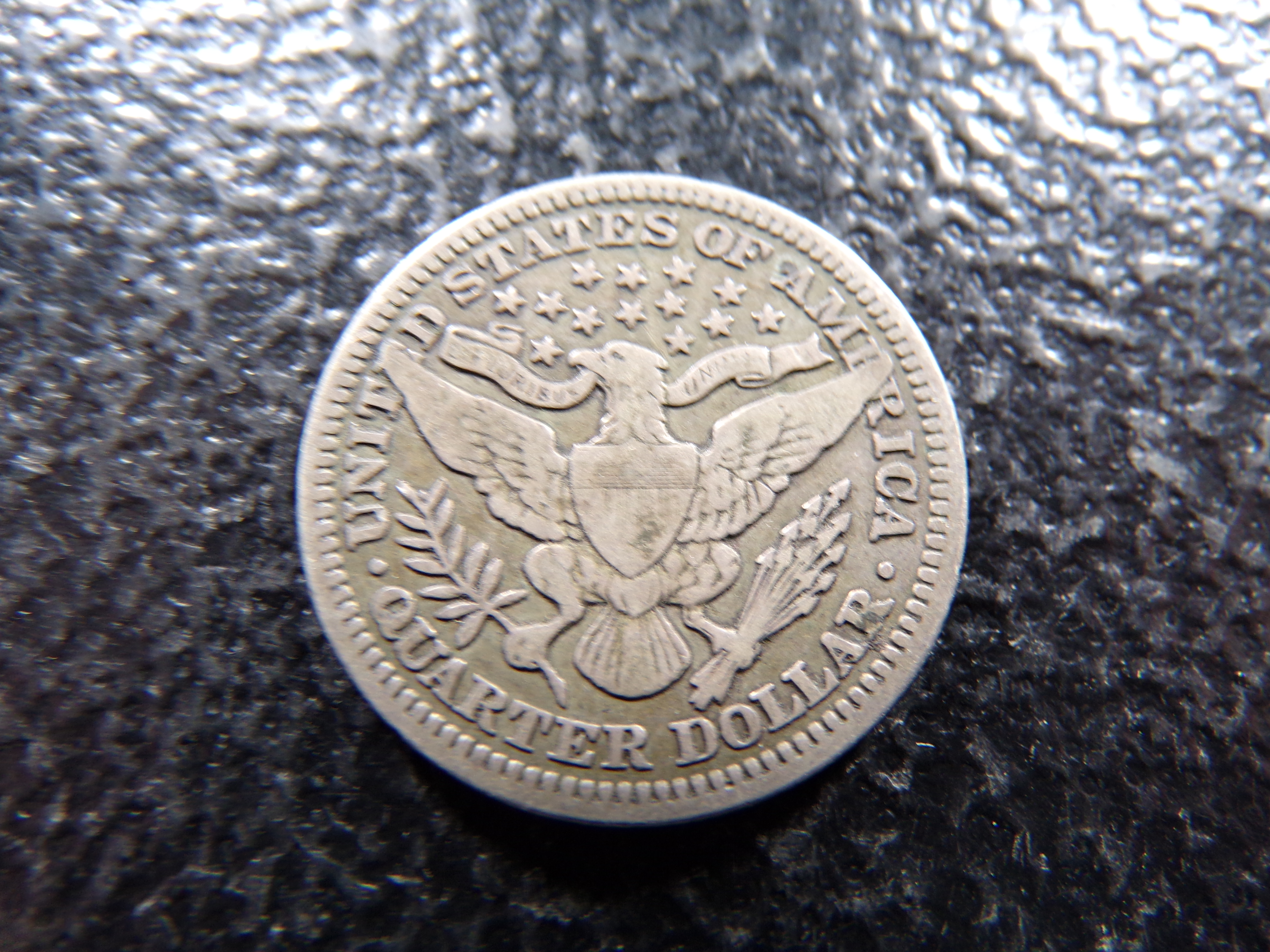 1909 BARBER SILVER QUARTER
