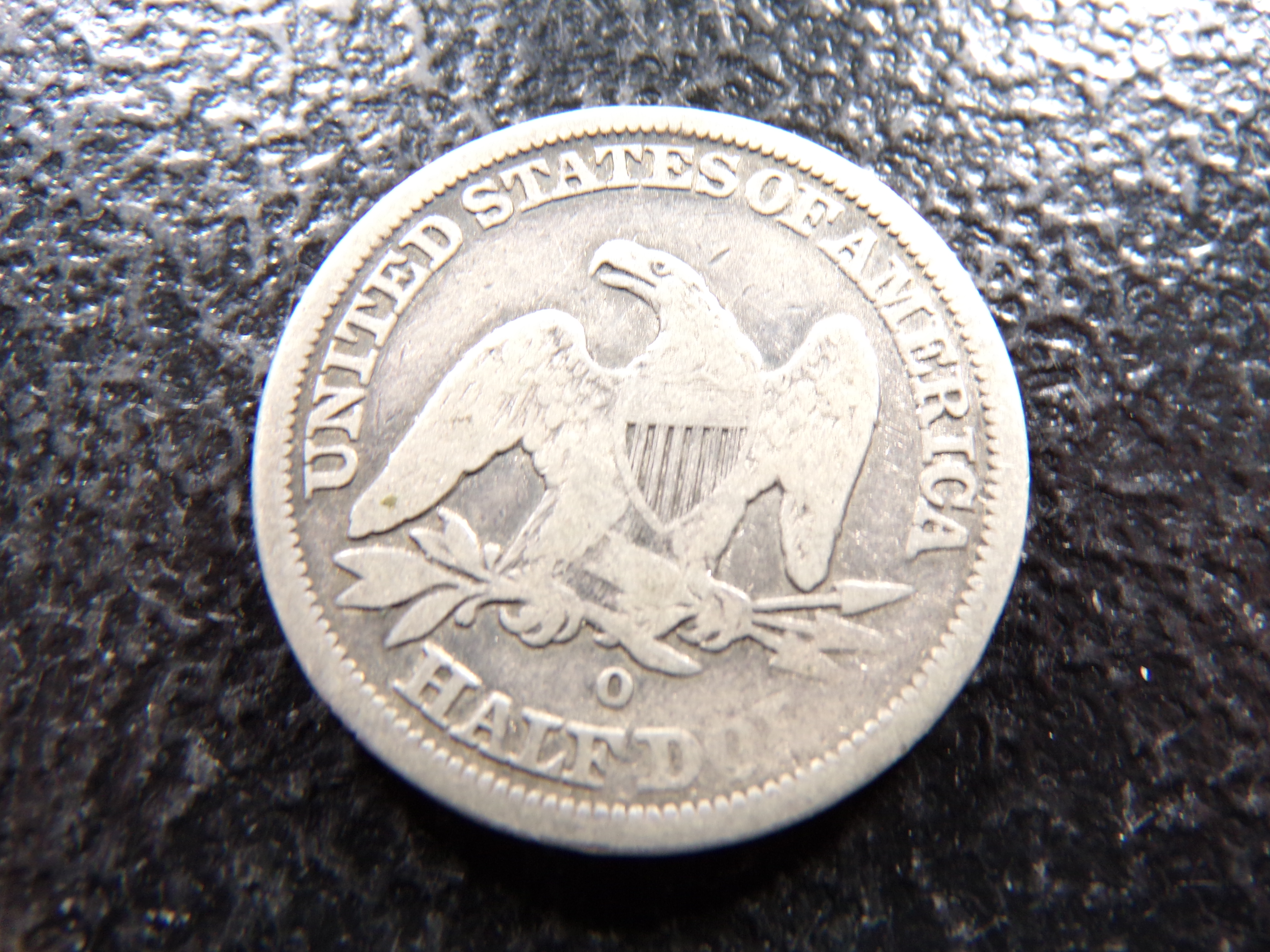 1843-O SEATED LIBERTY SILVER HALF DOLLAR