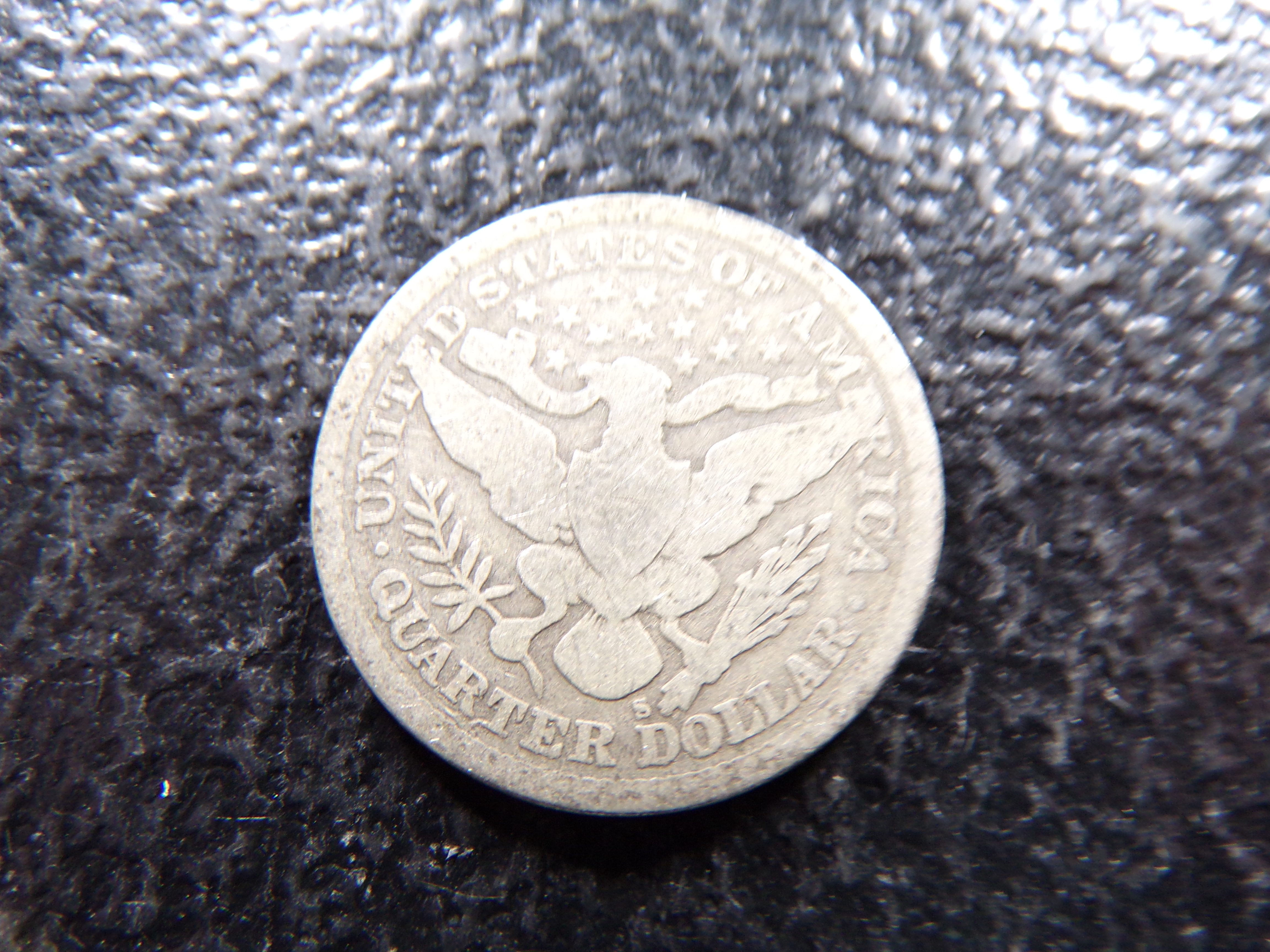 1893-S BARBER SILVER QUARTER