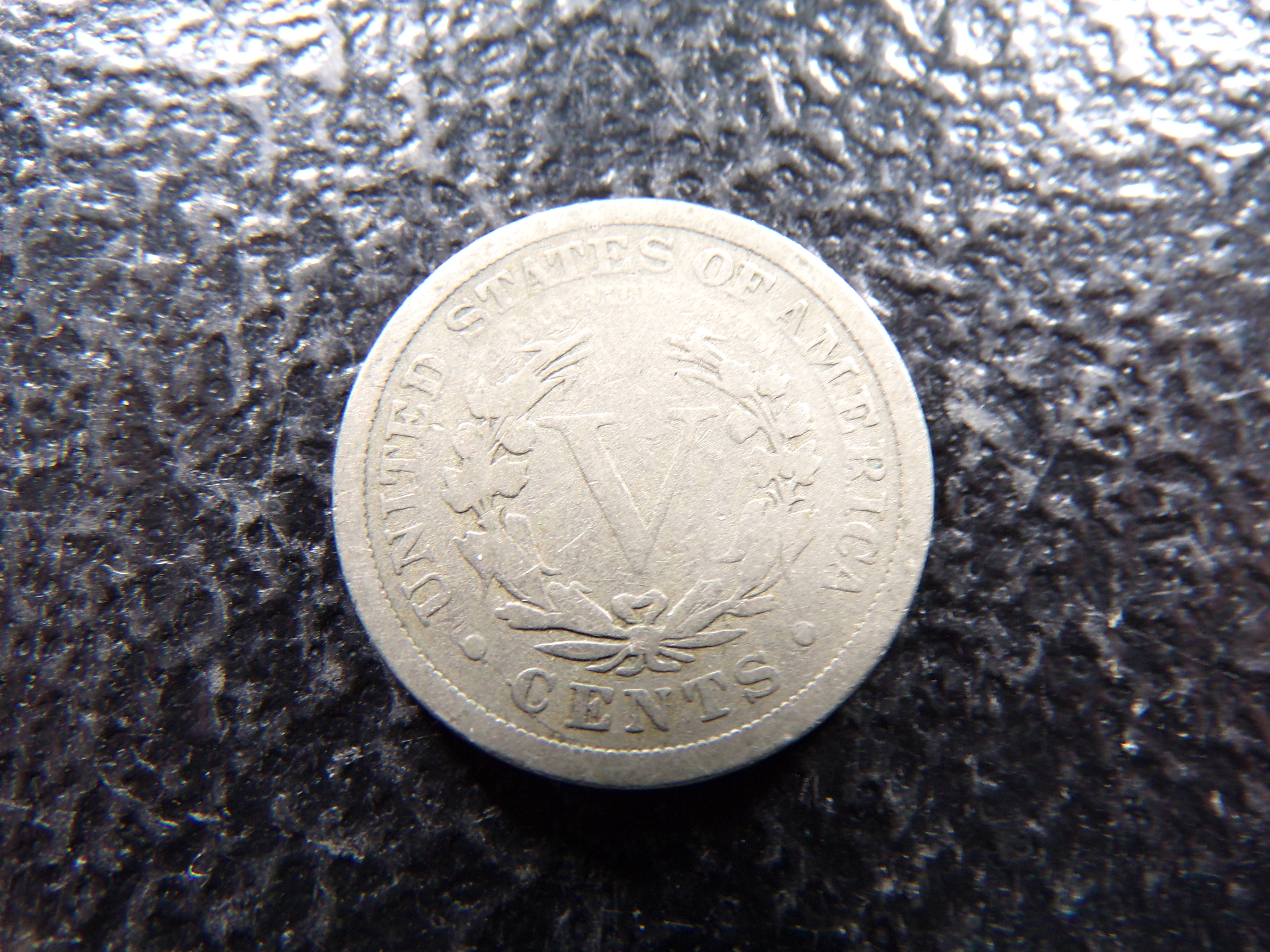 1883 WITH CENTS LIBERTY HEAD V NICKEL