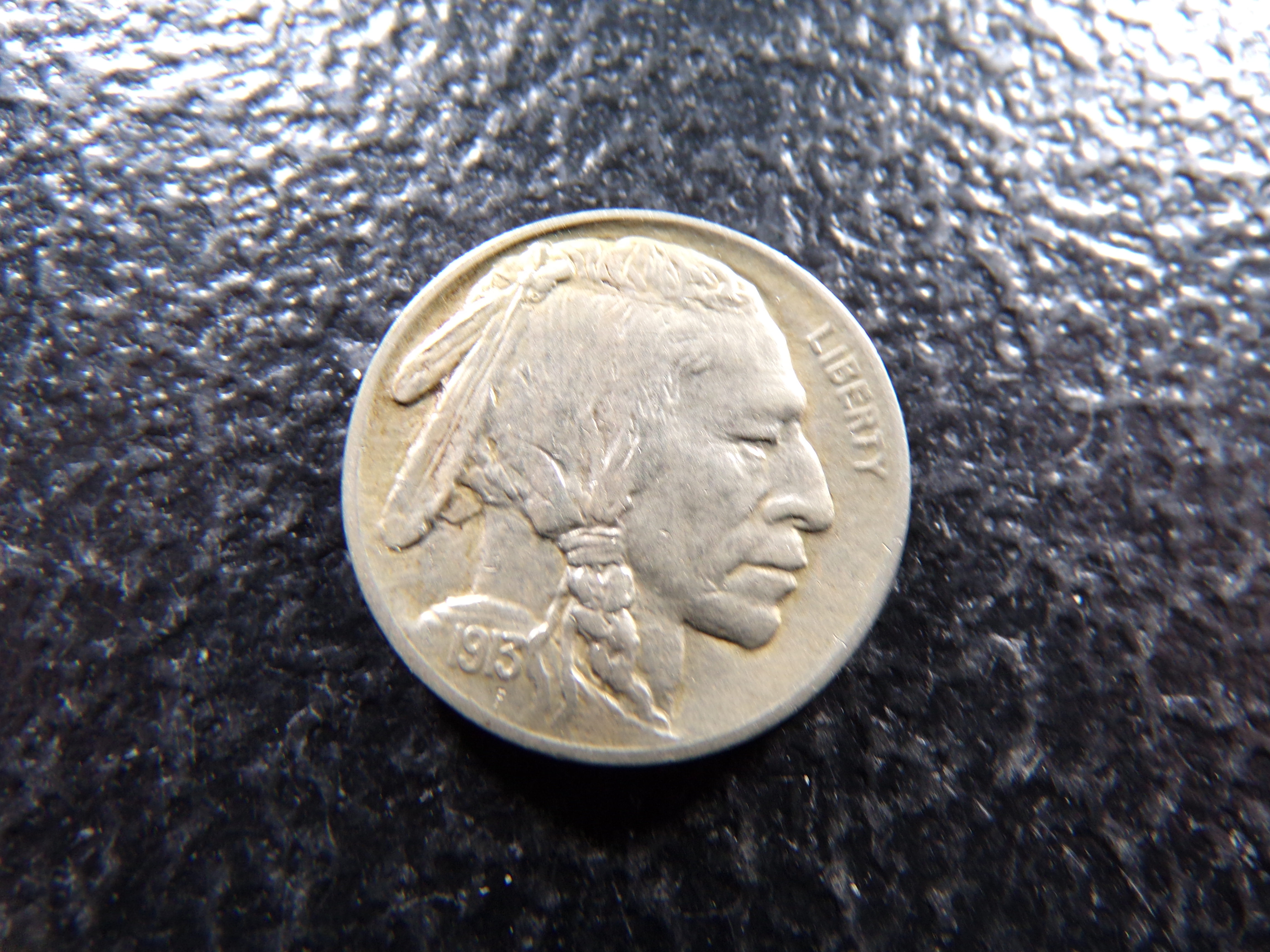 1913 T-1 INDIAN HEAD BUFFALO NICKEL