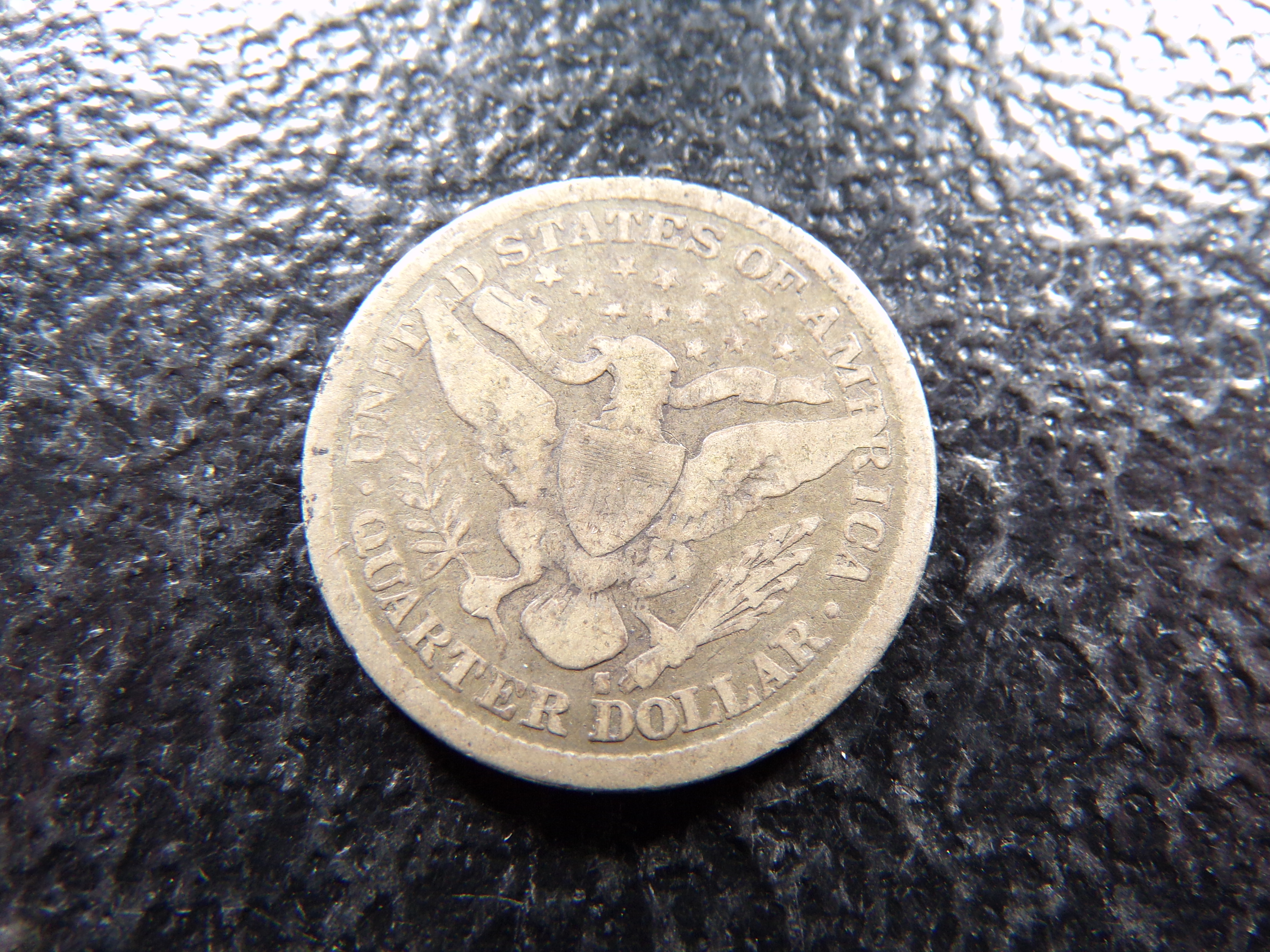 1894-S BARBER SILVER QUARTER
