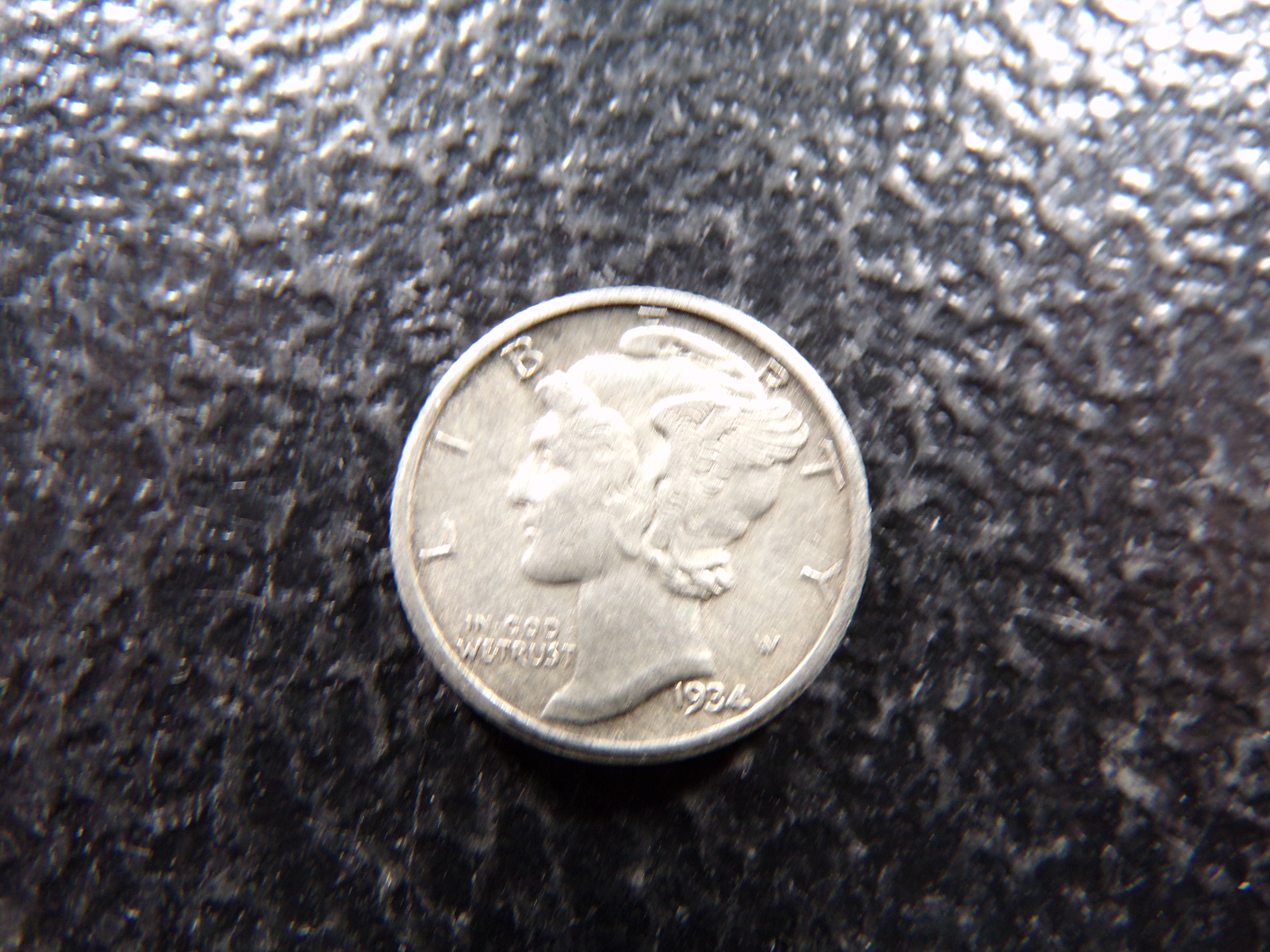 1934-D MERCURY SILVER DIME