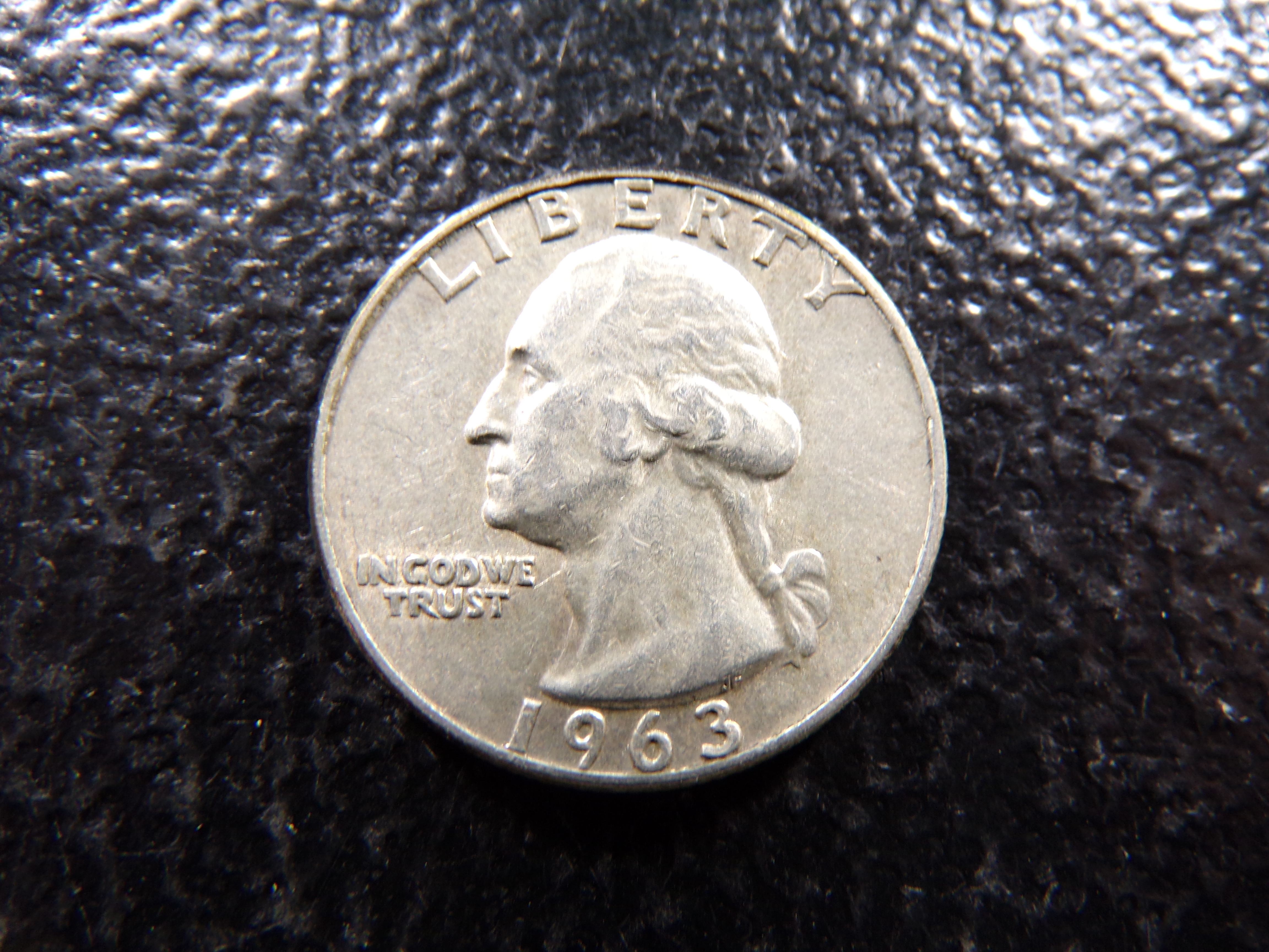 1963-D WASHINGTON SILVER QUARTER