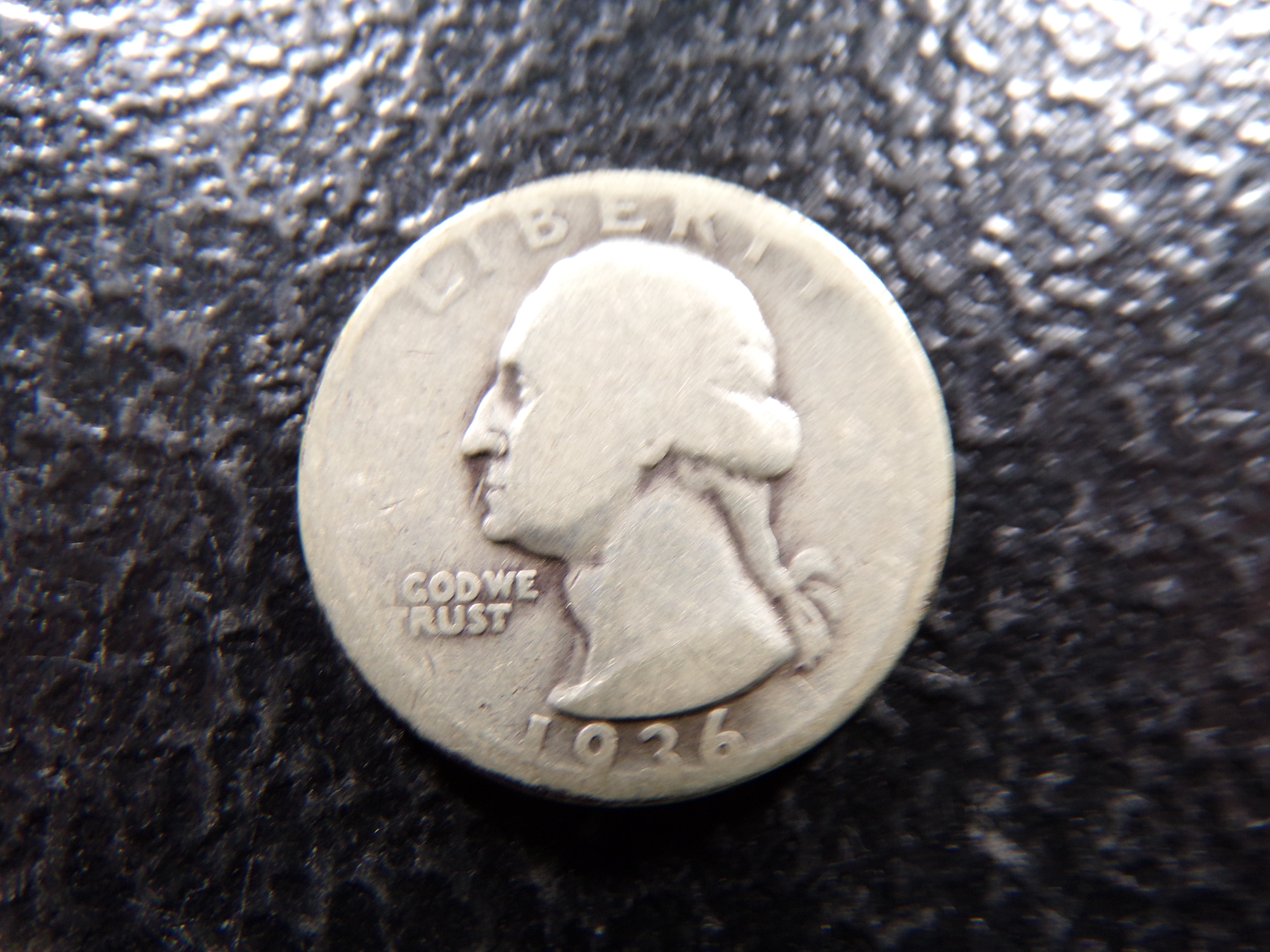 1936-D WASHINGTON SILVER QUARTER