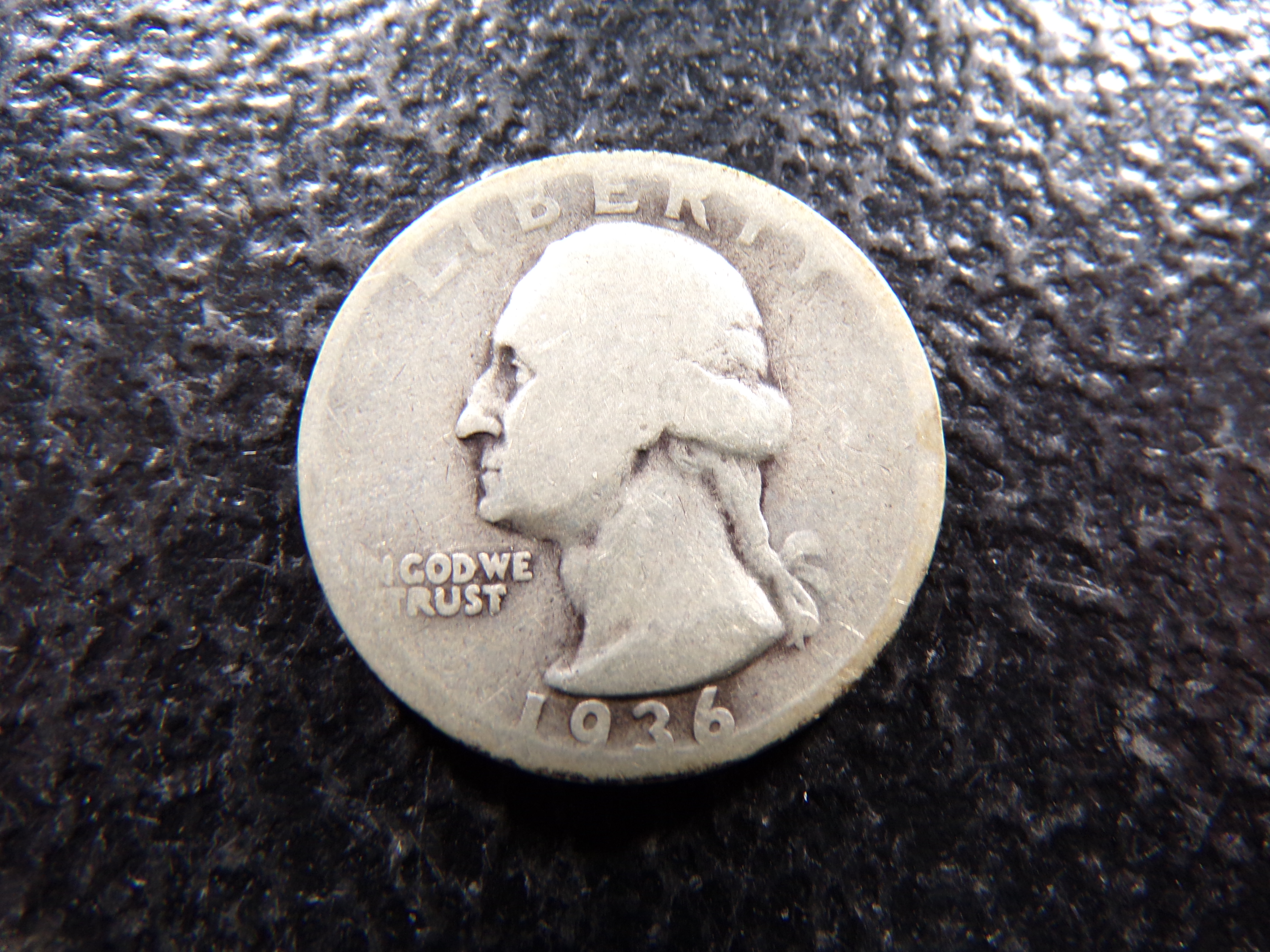 1936-S WASHINGTON SILVER QUARTER