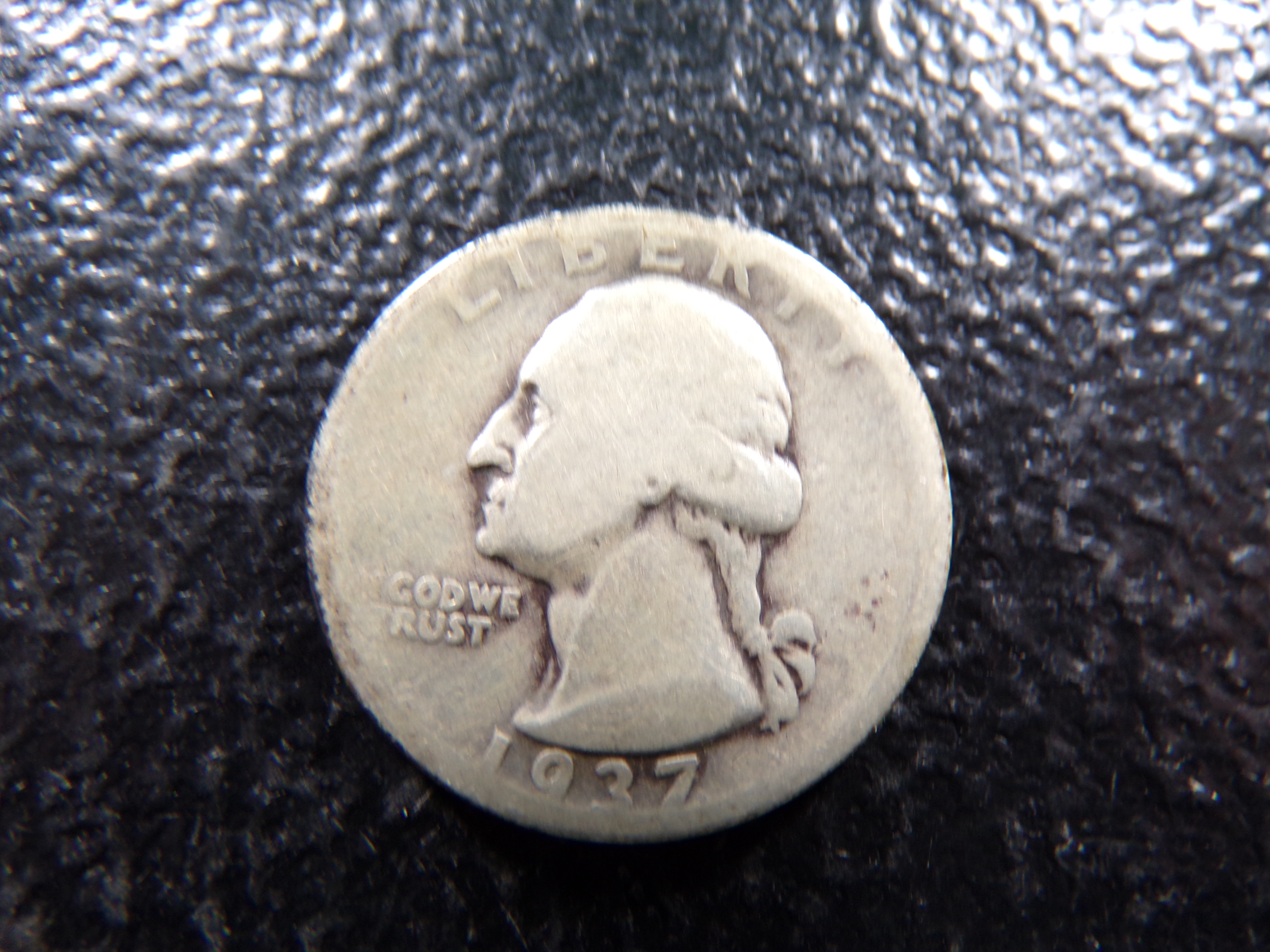 1937-D WASHINGTON SILVER QUARTER