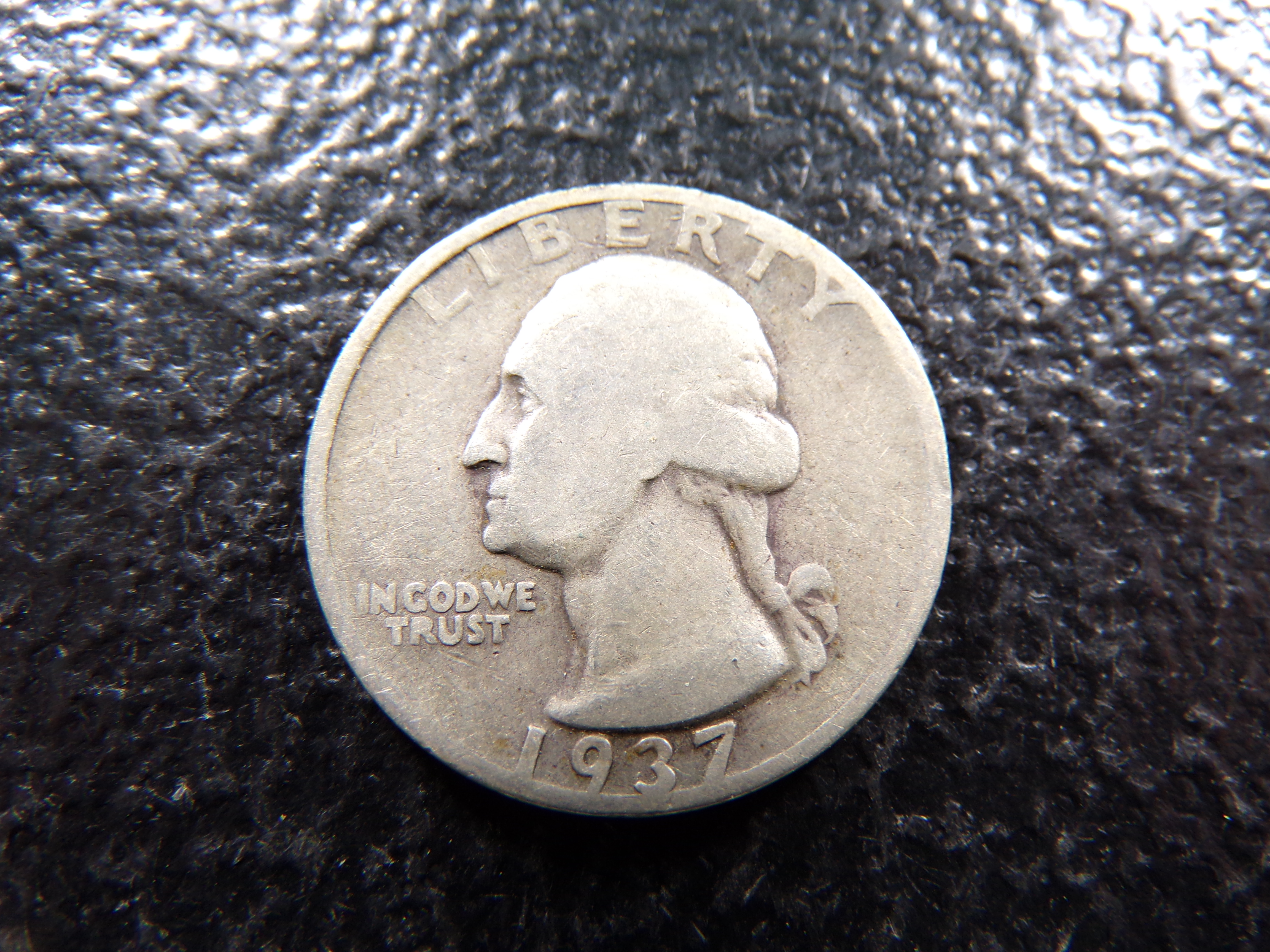 1937-S WASHINGTON SILVER QUARTER