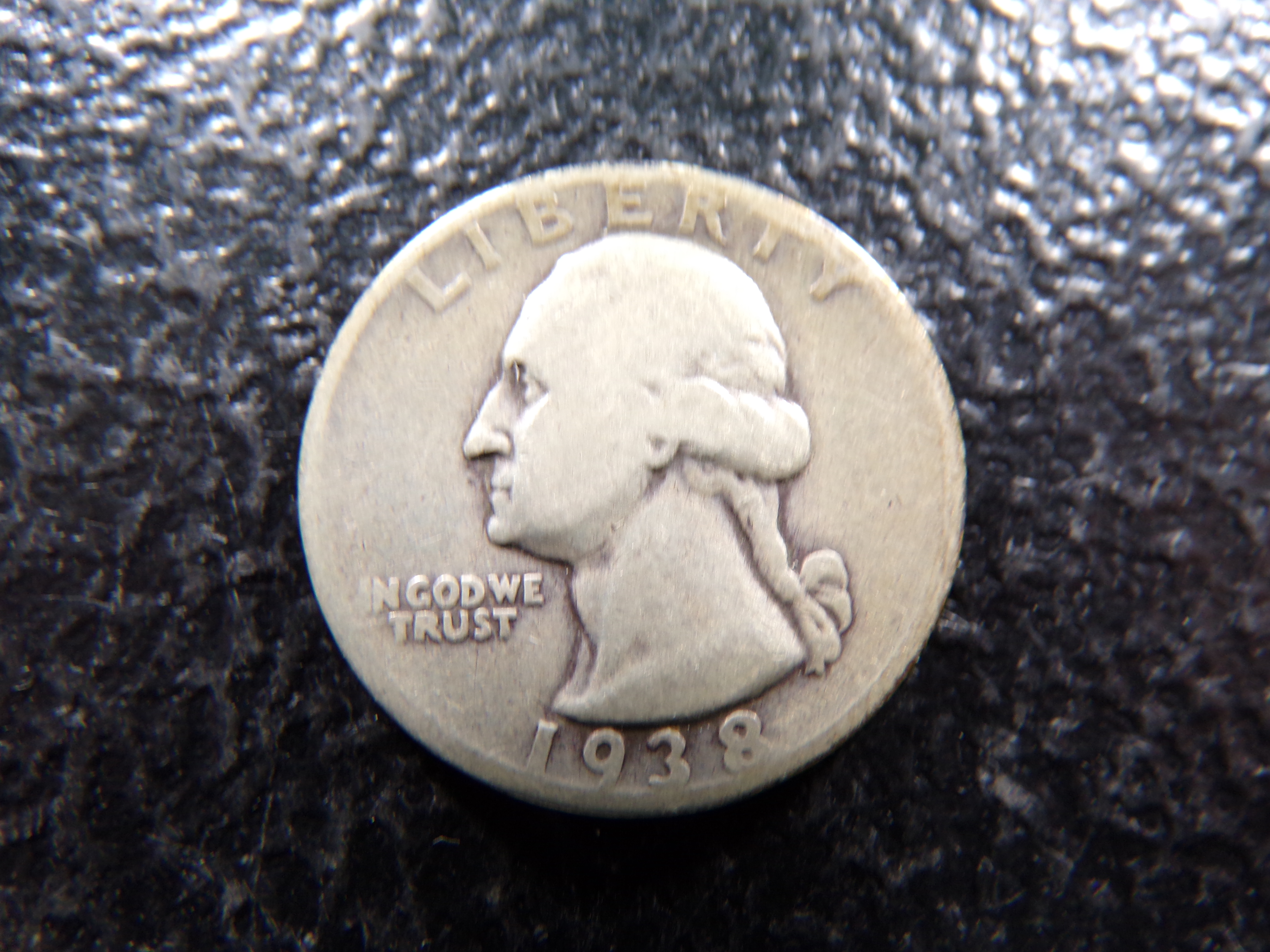1938-S WASHINGTON SILVER QUARTER