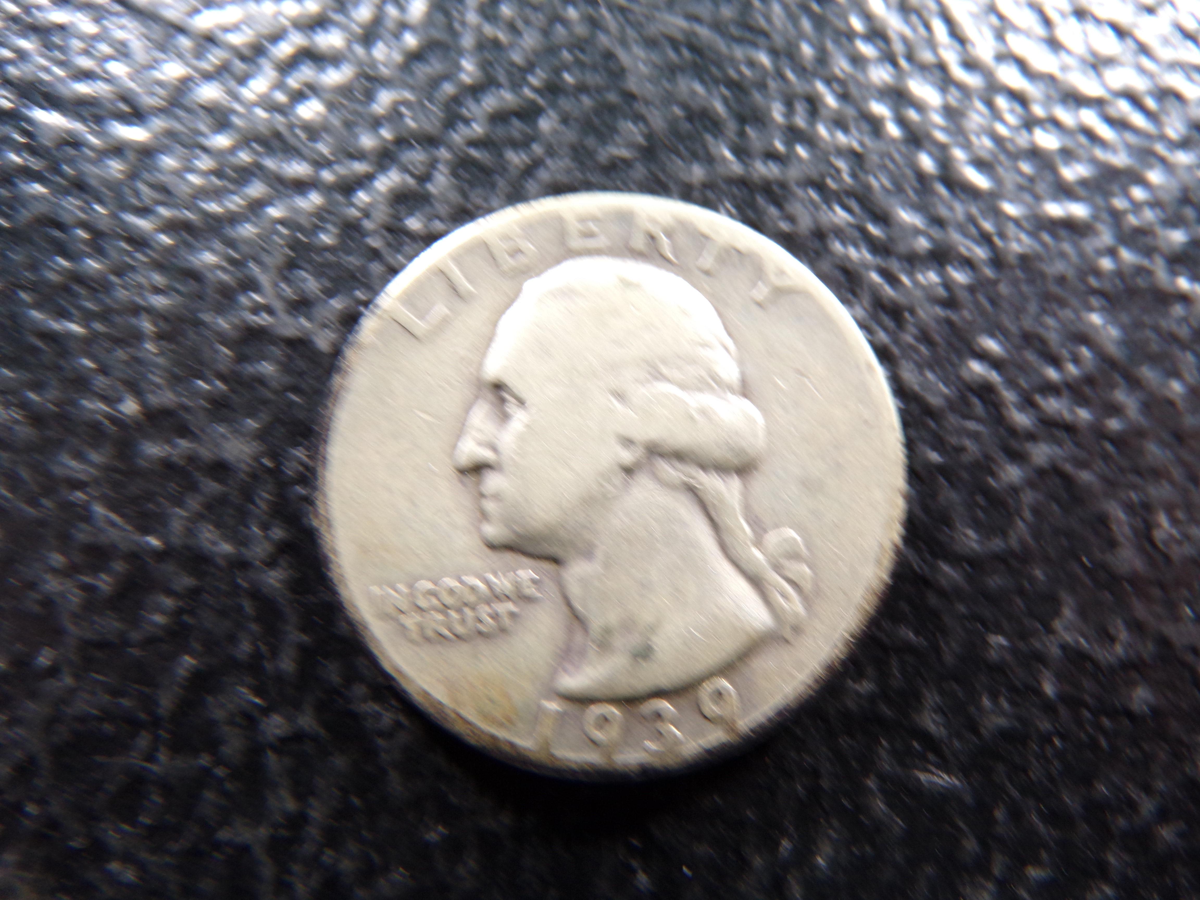1939 WASHINGTON SILVER QUARTER