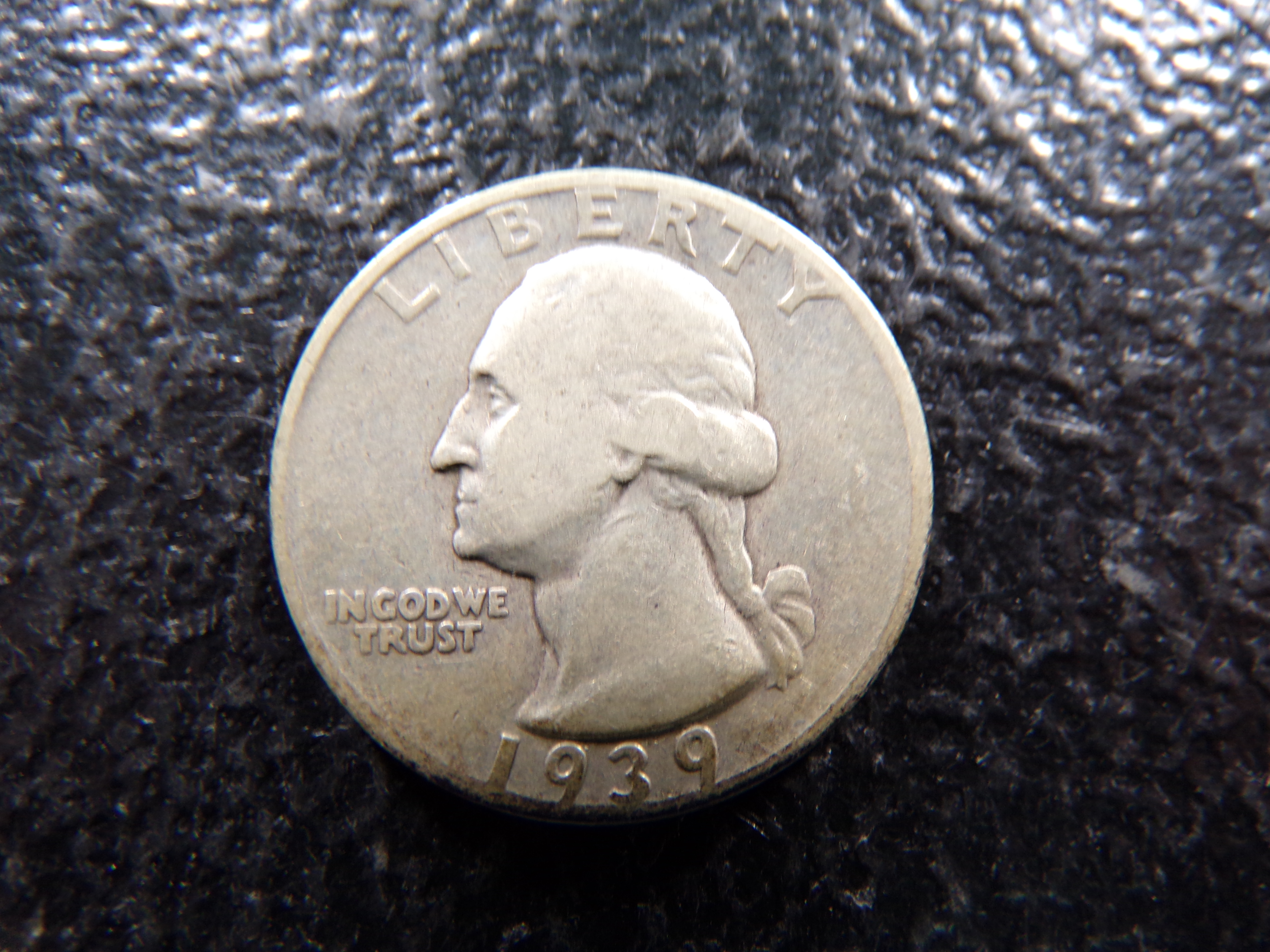 1939-S WASHINGTON SILVER QUARTER