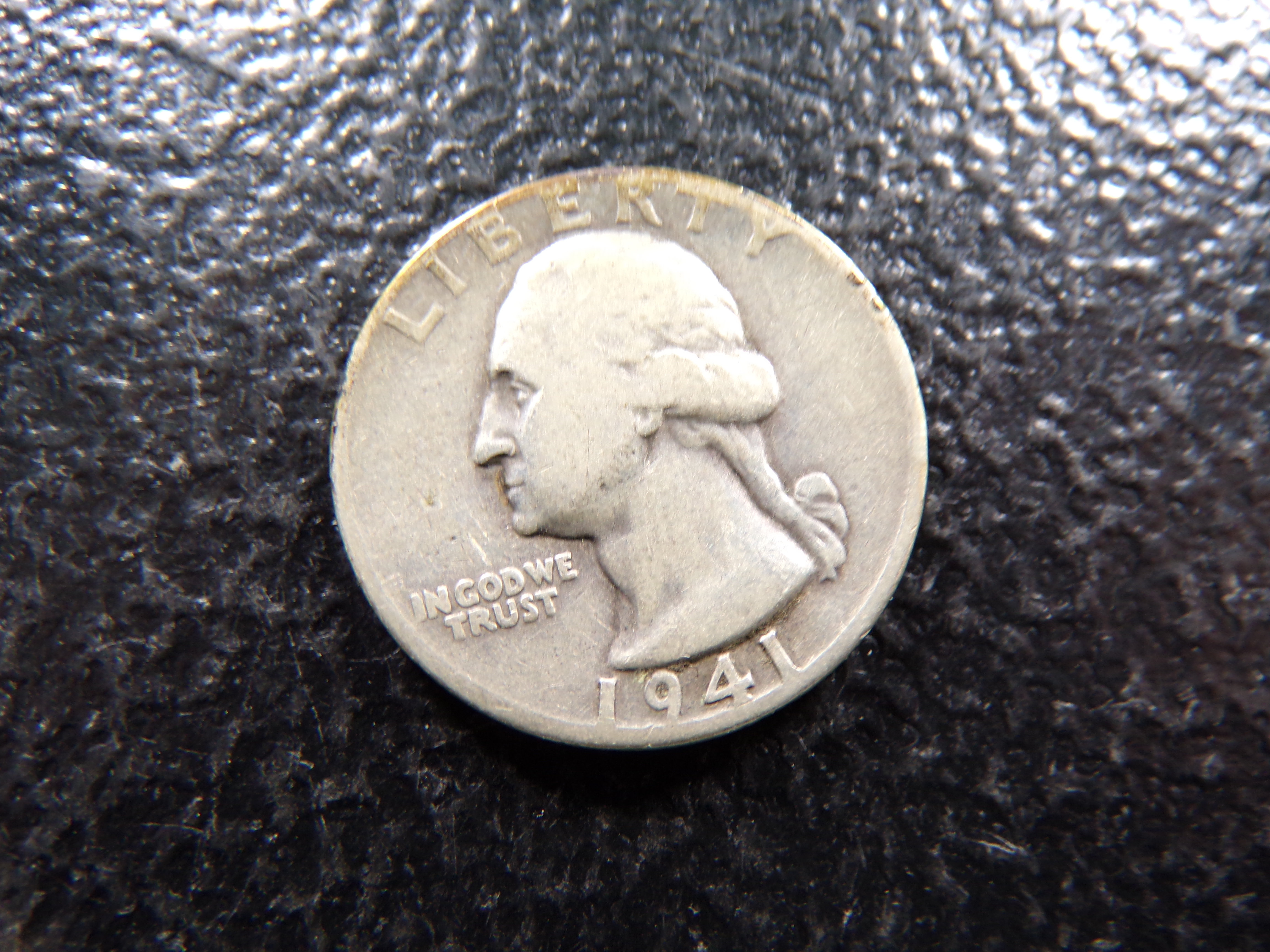1941 WASHINGTON SILVER QUARTER