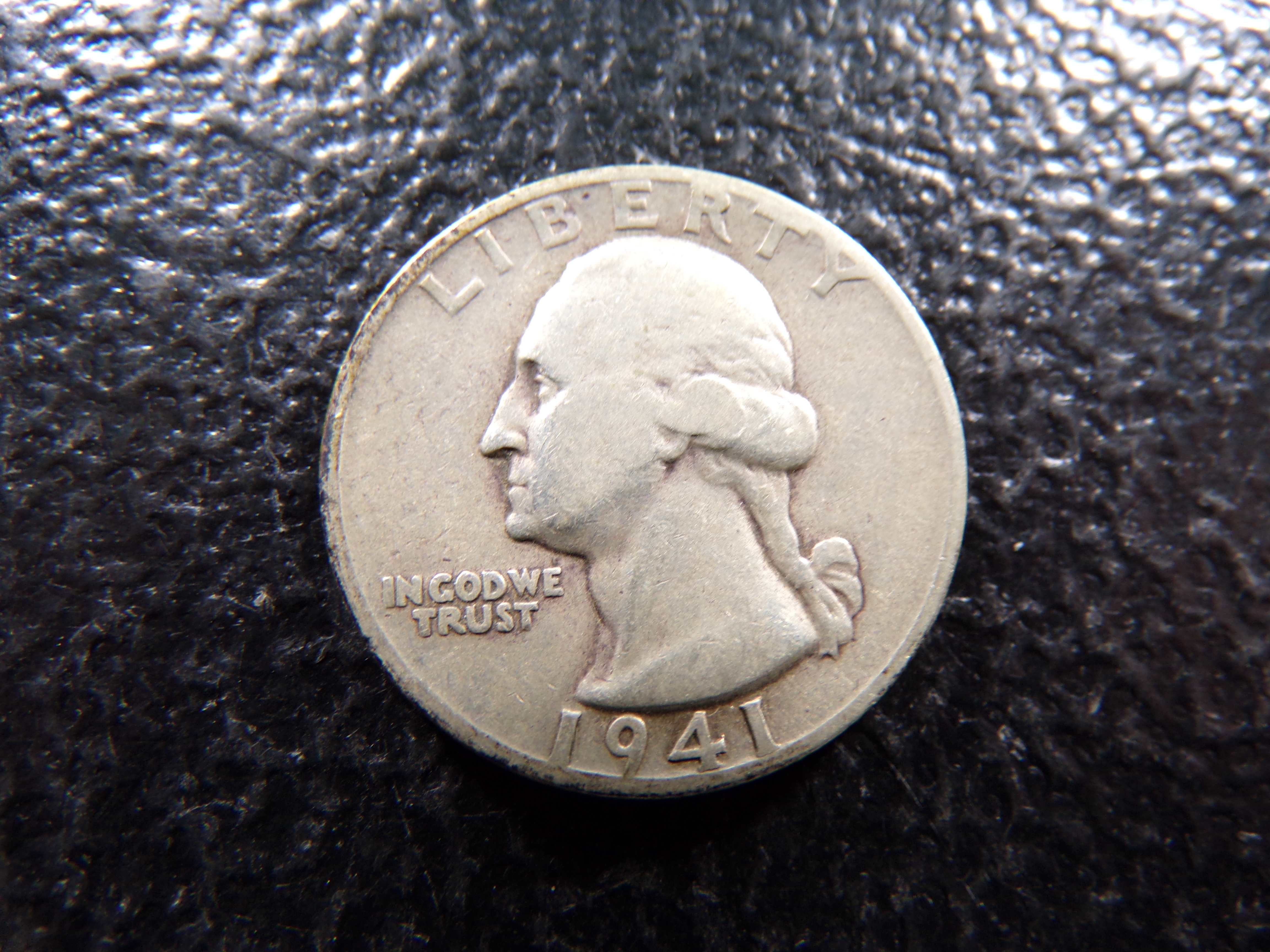 1941-S WASHINGTON SILVER QUARTER