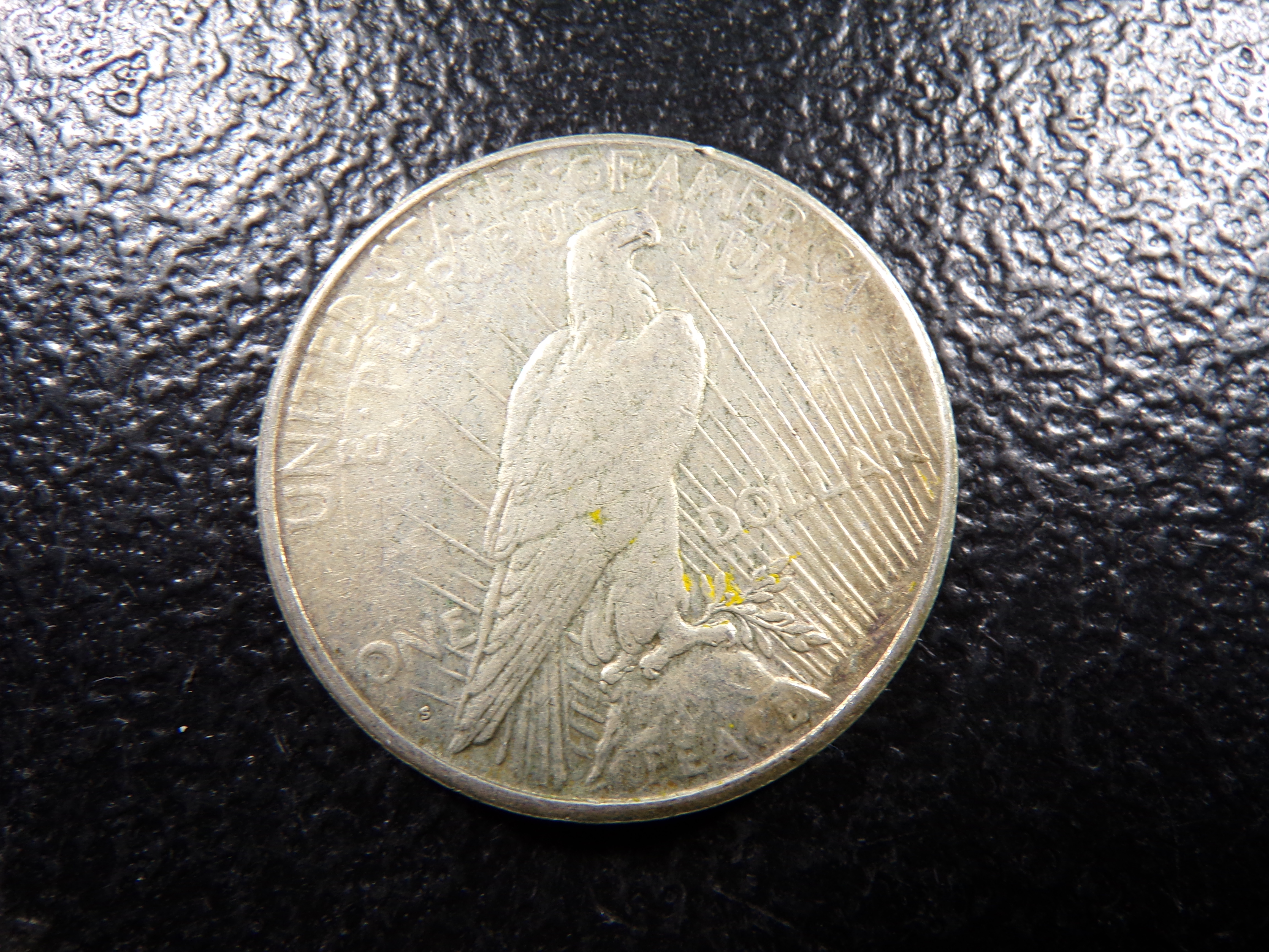1925-S RARE DATE PEACE SILVER DOLLAR
